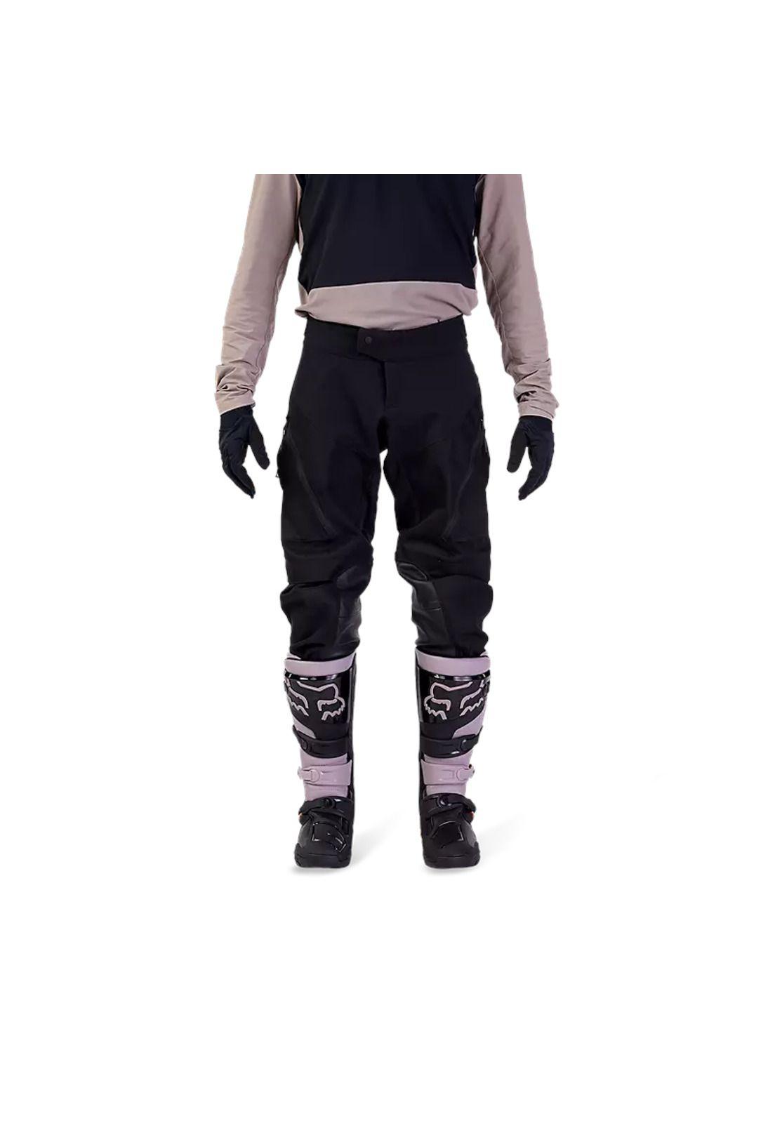 Pantalon Moto Defend Off-Road Negro Fox-2