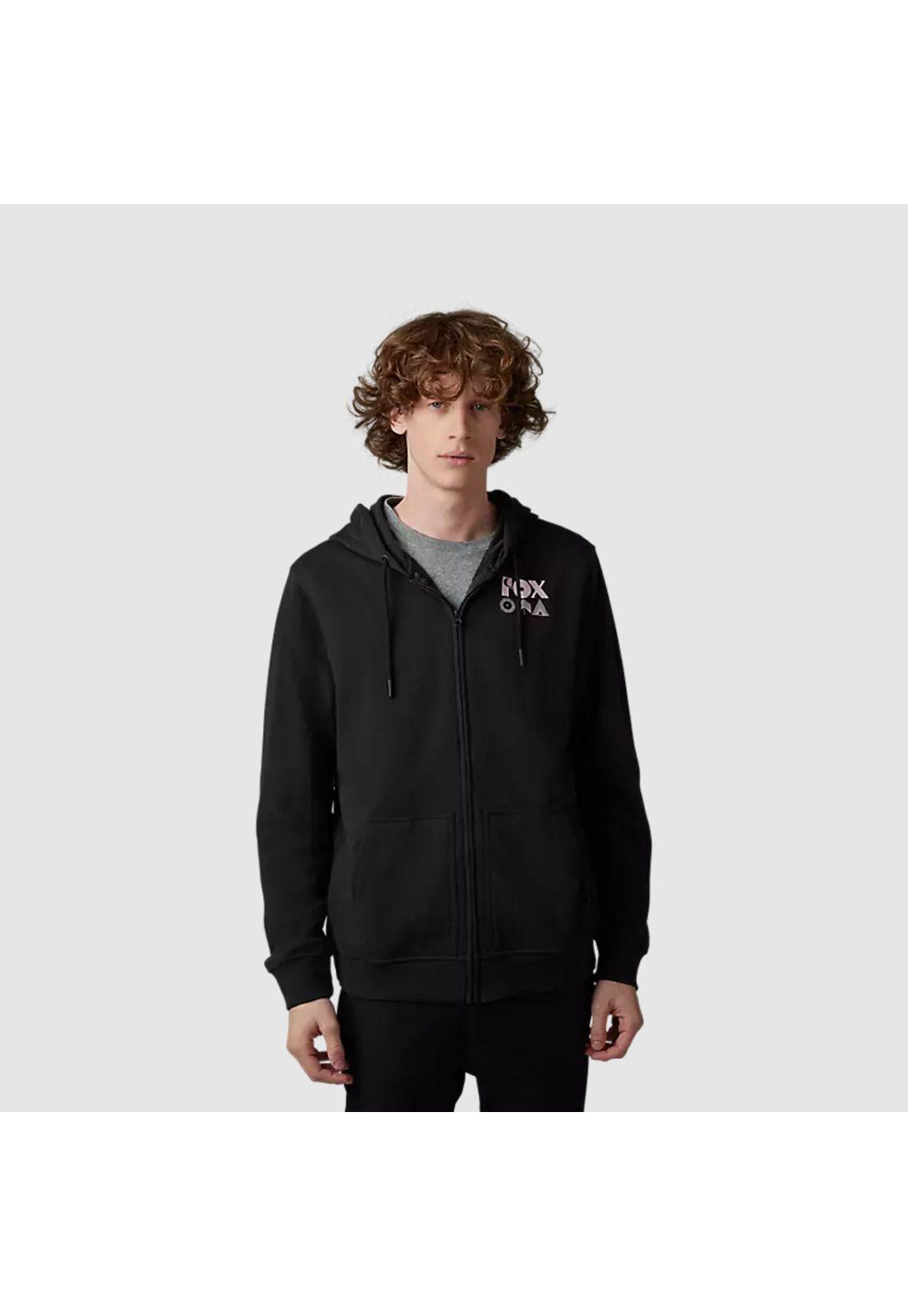 Poleron Lifestyle Rockwilder Negro Fox-0