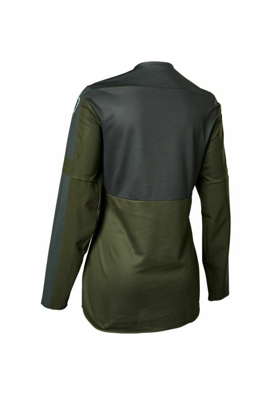 Polera Moto Mujer Legion LT Verde Fox-2