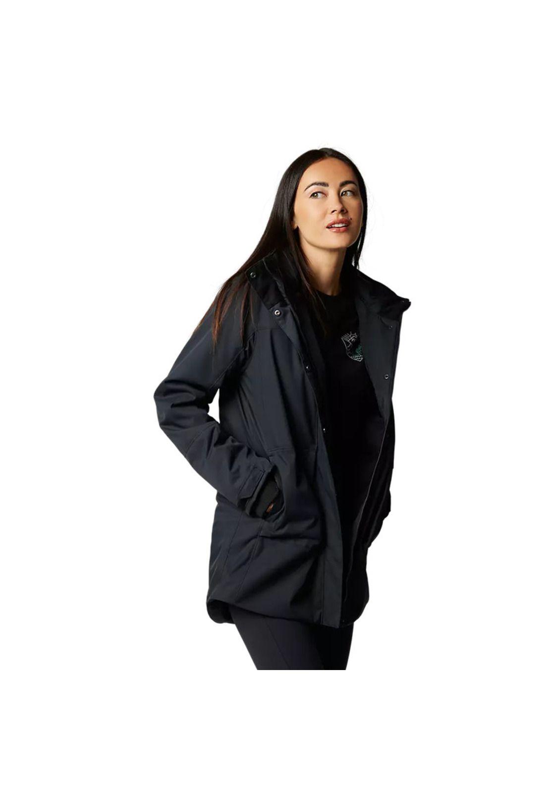 Chaqueta Parka Lifestyle Mujer Polarizing Negro Fox-0