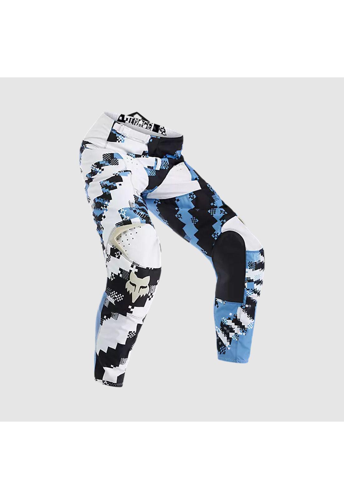 Pantalon Moto 180 Digi Image Blanco Fox-0