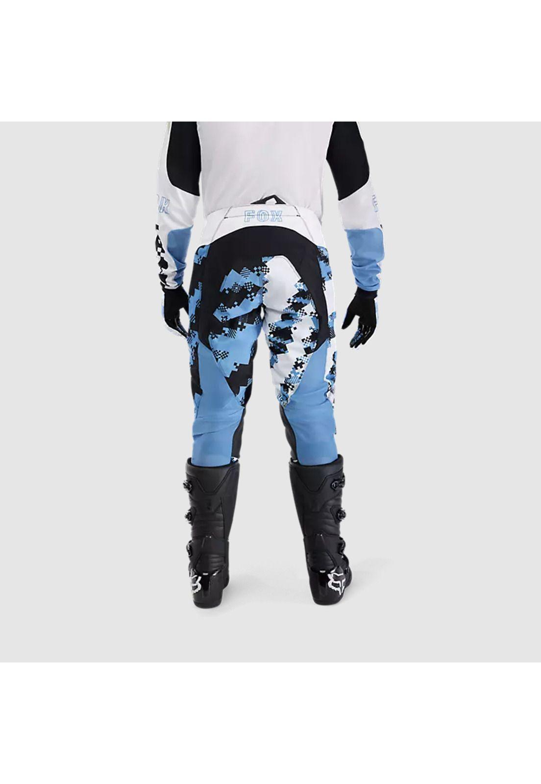 Pantalon Moto 180 Digi Image Blanco Fox-3