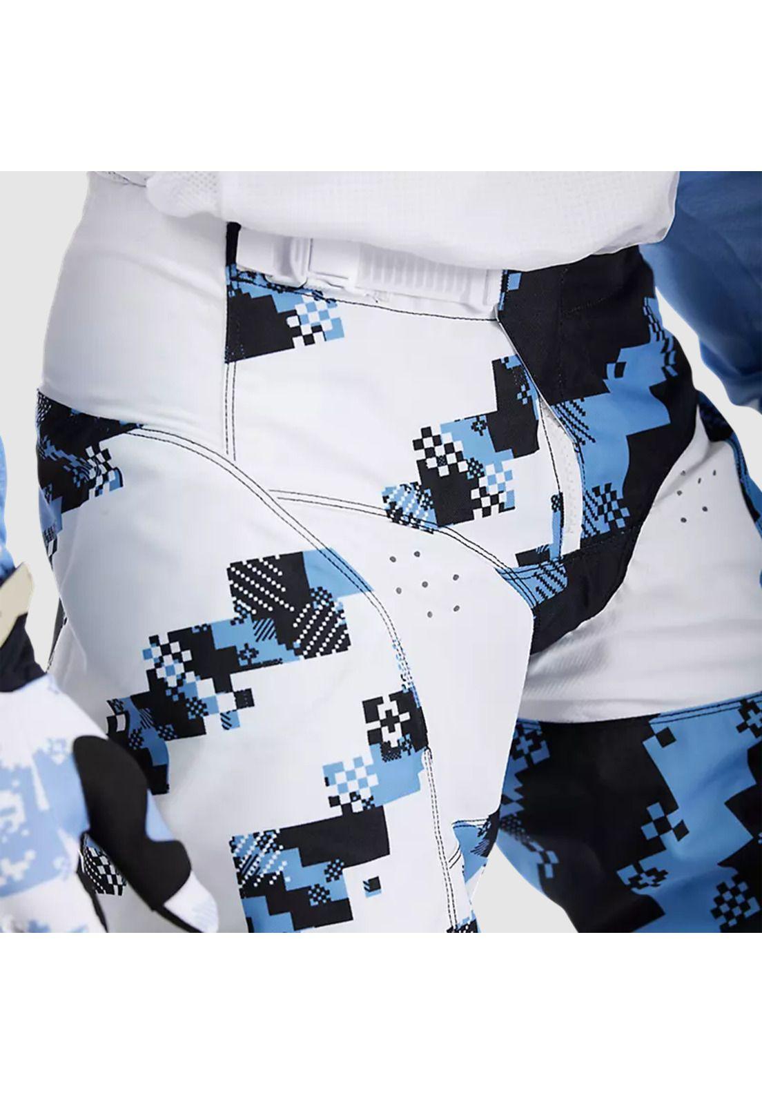 Pantalon Moto 180 Digi Image Blanco Fox-4