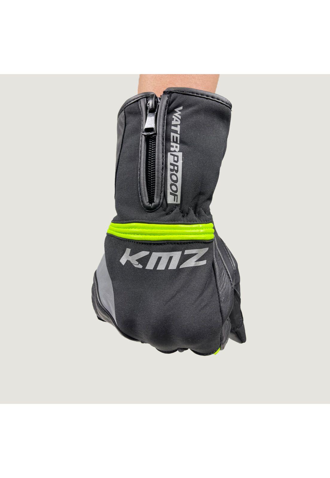 Guantes Moto Calle Invierno Negro/Amarillo KMZ-4