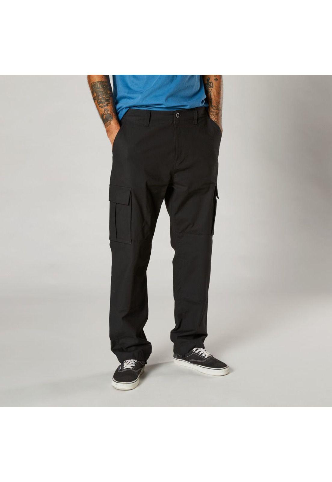 Pantalon Lifestyle Recon Stretch Negro Fox-0