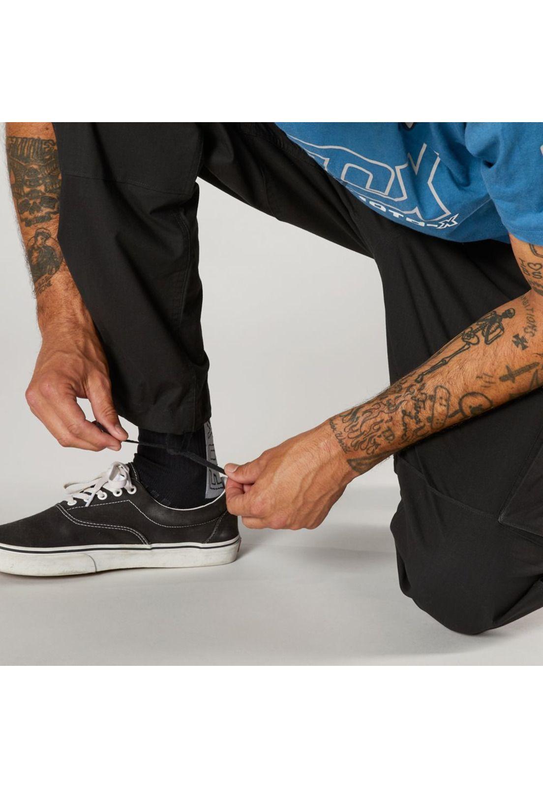 Pantalon Lifestyle Recon Stretch Negro Fox-2