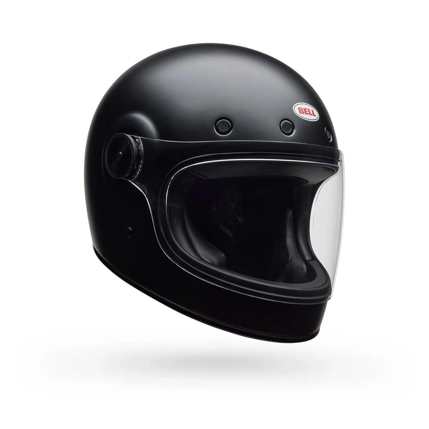 Casco Moto Calle Bullitt GT Solid Negro Mate Bell-1