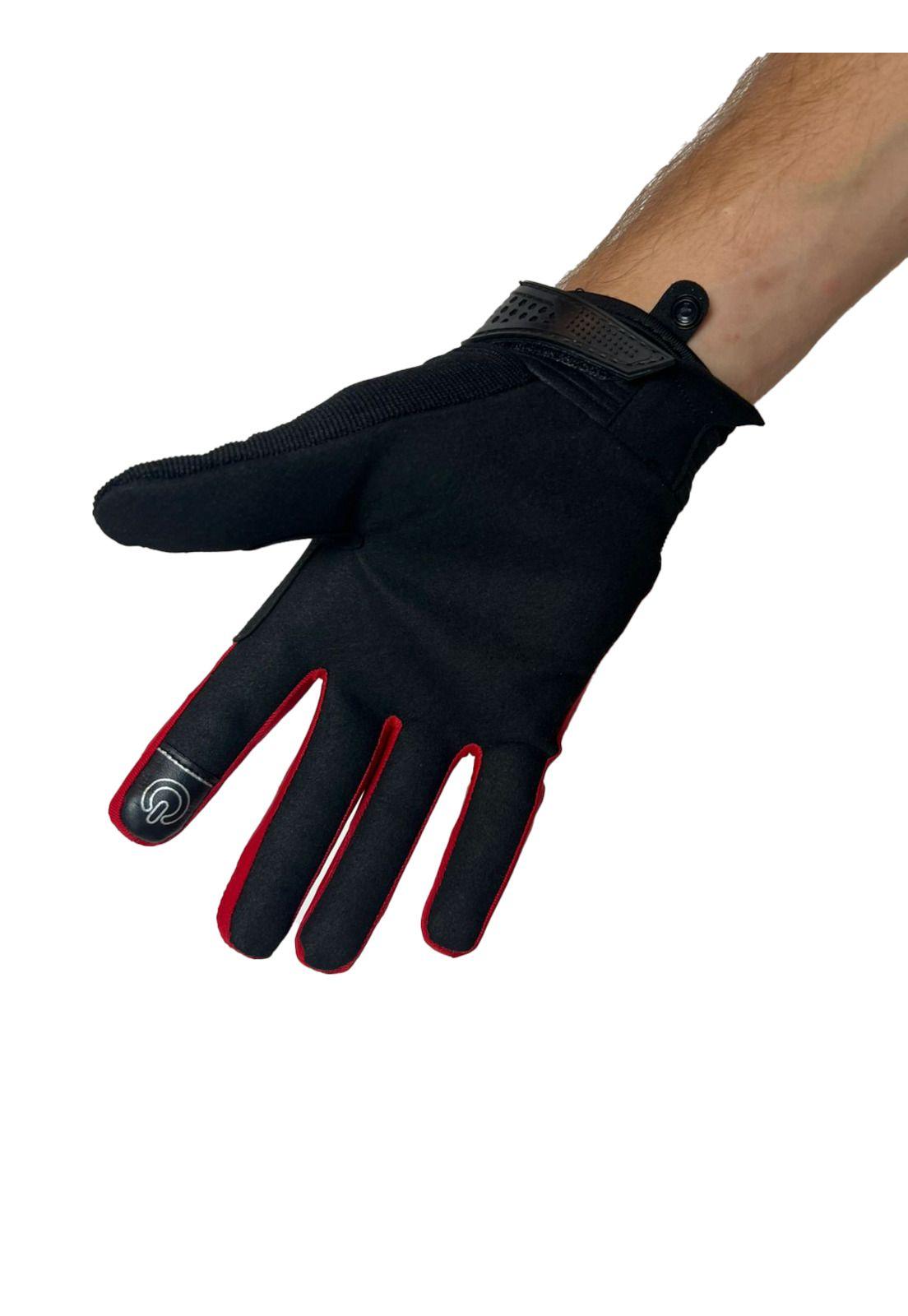 Guantes Moto Calle Amara Rojo KMZ-2