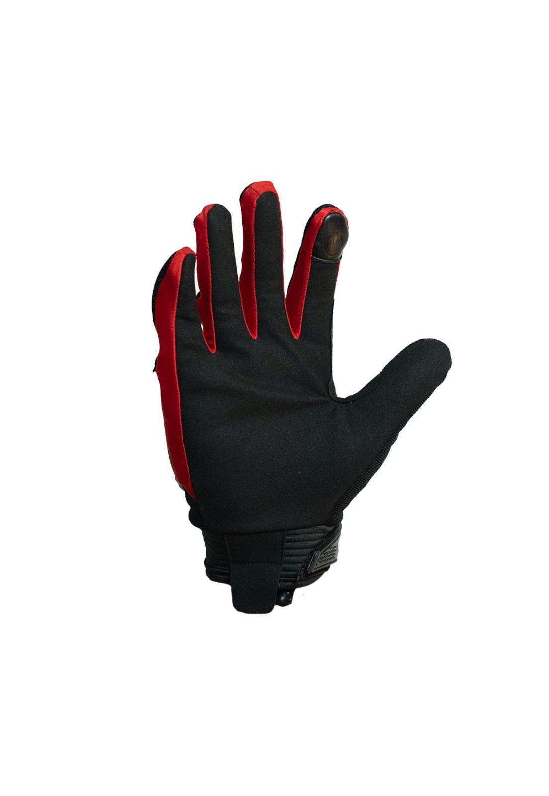 Guantes Moto Calle Amara Rojo KMZ-1