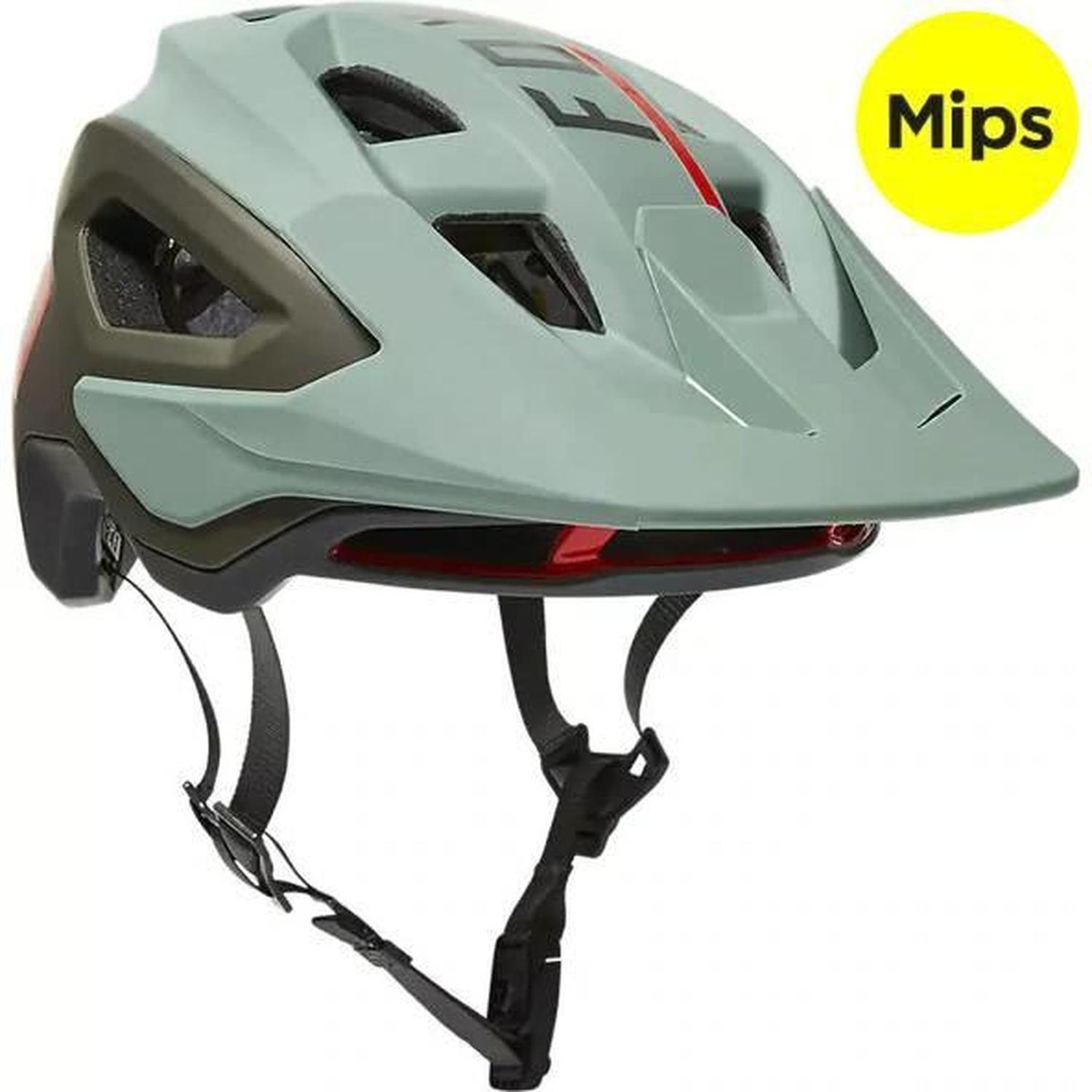 Casco Bicicleta Speedframe Pro Blocked Verde Fox-0
