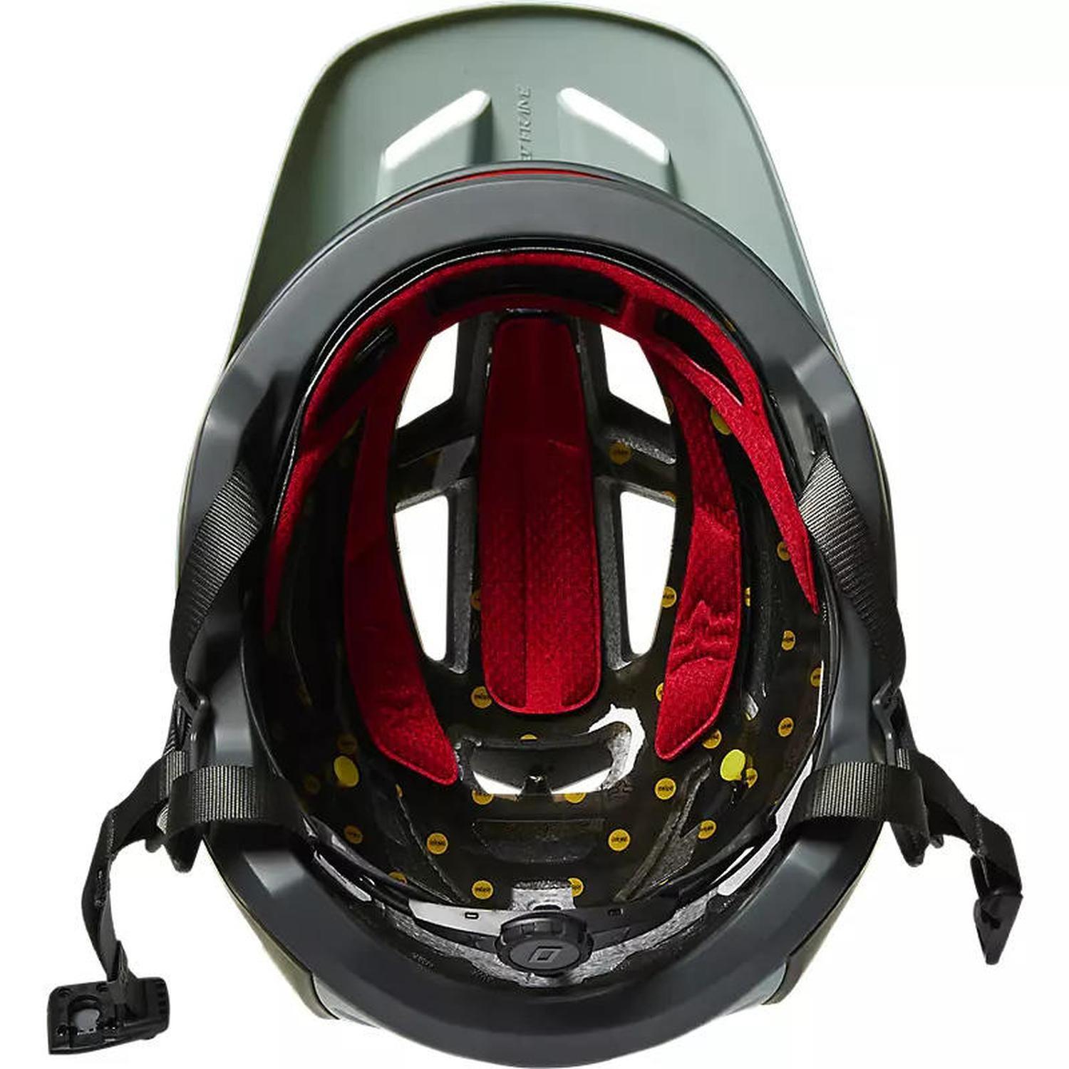 Casco Bicicleta Speedframe Pro Blocked Verde Fox-4