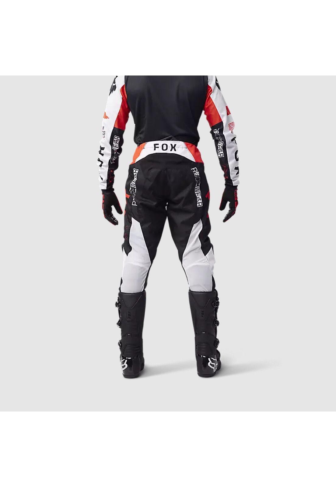 Pantalon Moto 180 Race Spec Rojo/Negro Fox-3