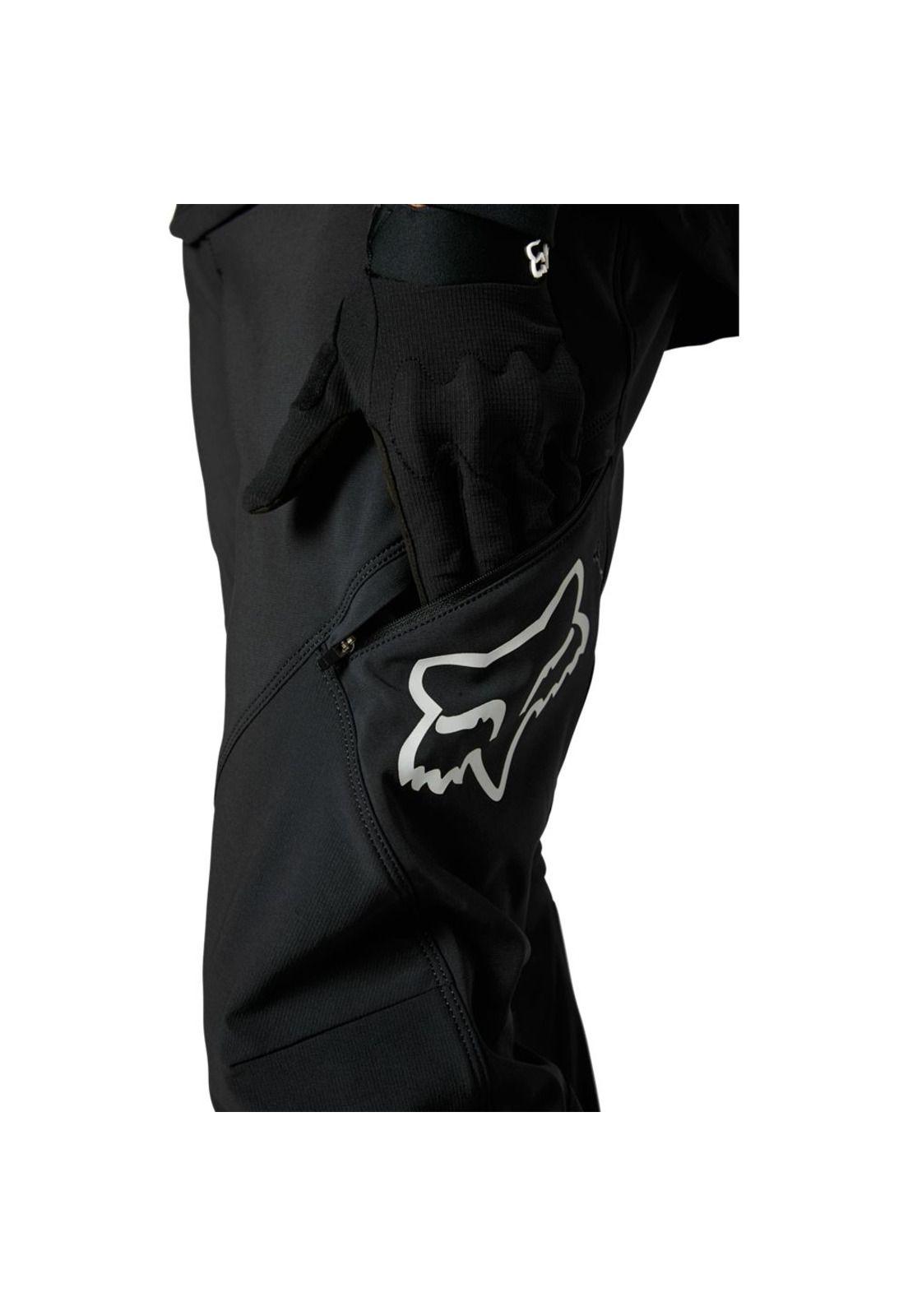 Pantalon Bicicleta Defend Negro Fox-4