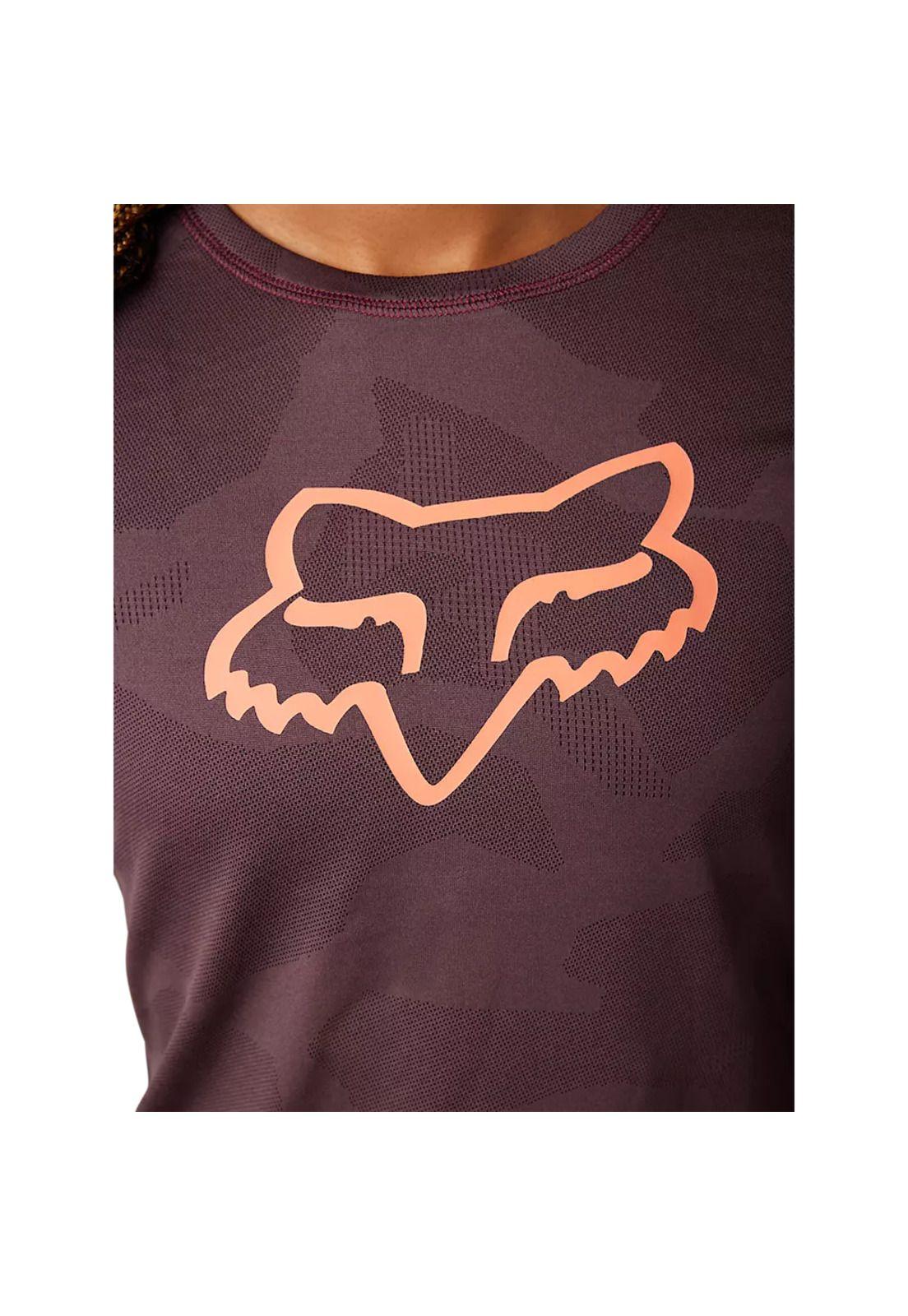 Polera Bicicleta Mujer Ranger Trudi™ Manga Larga Morado Fox-2