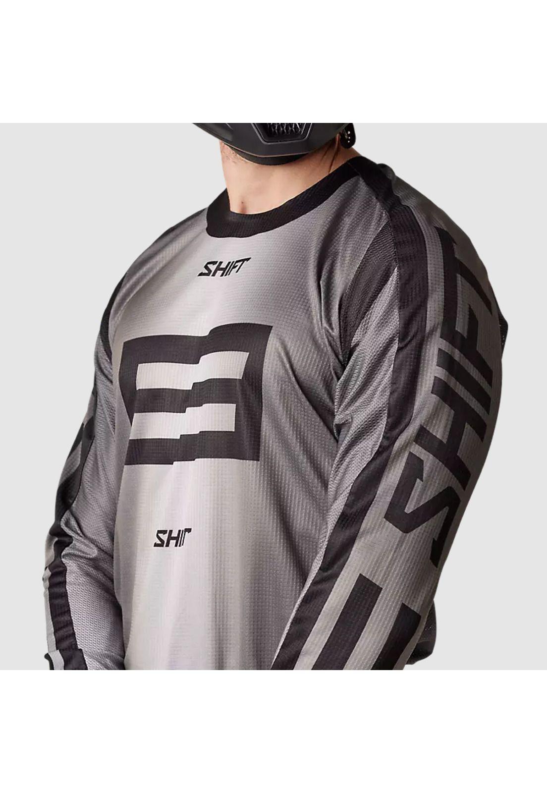 Polera Moto White Label Elvn Gris Shift-3