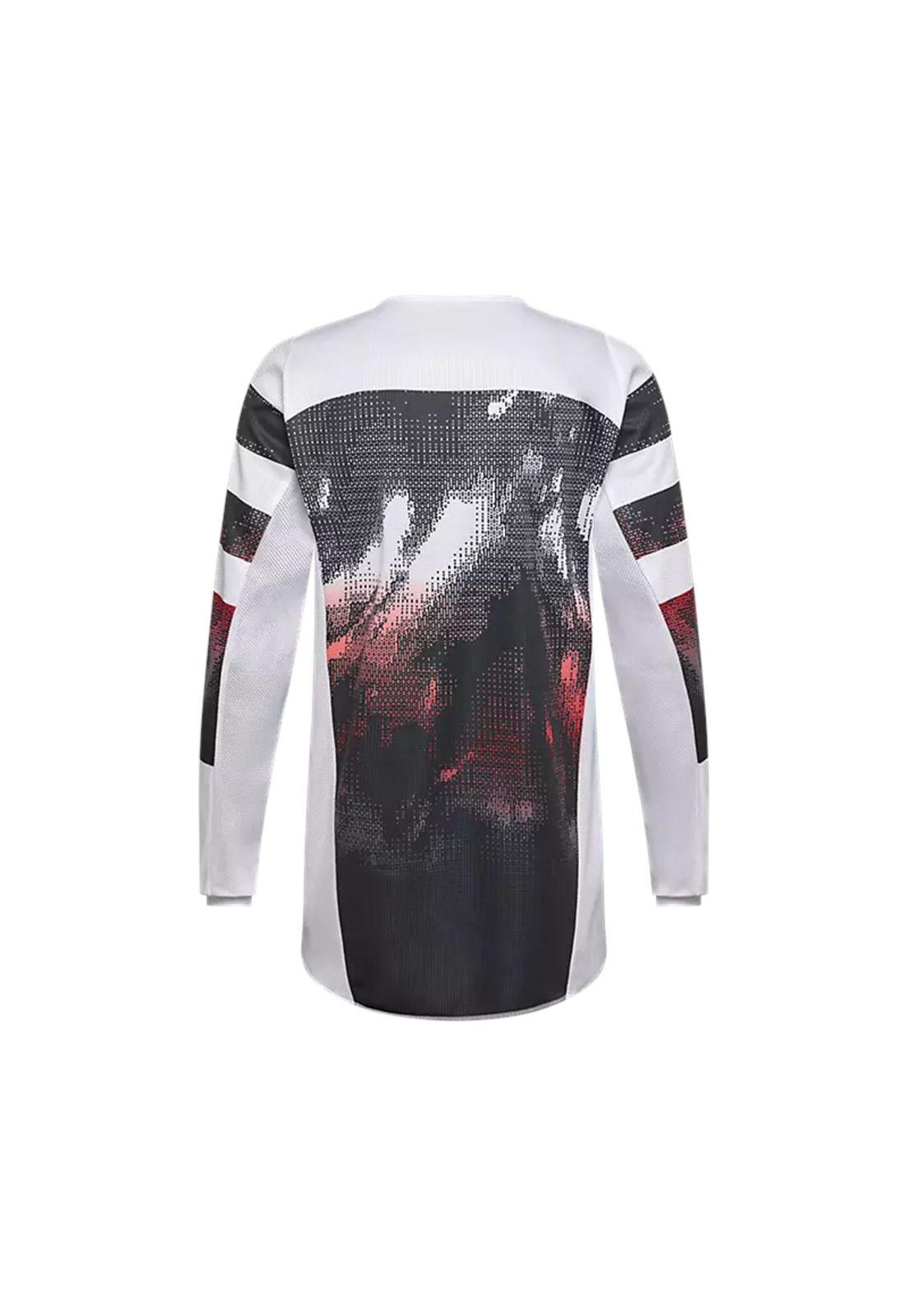 Polera Moto 180 Kairos Blanco/Negro Fox-1