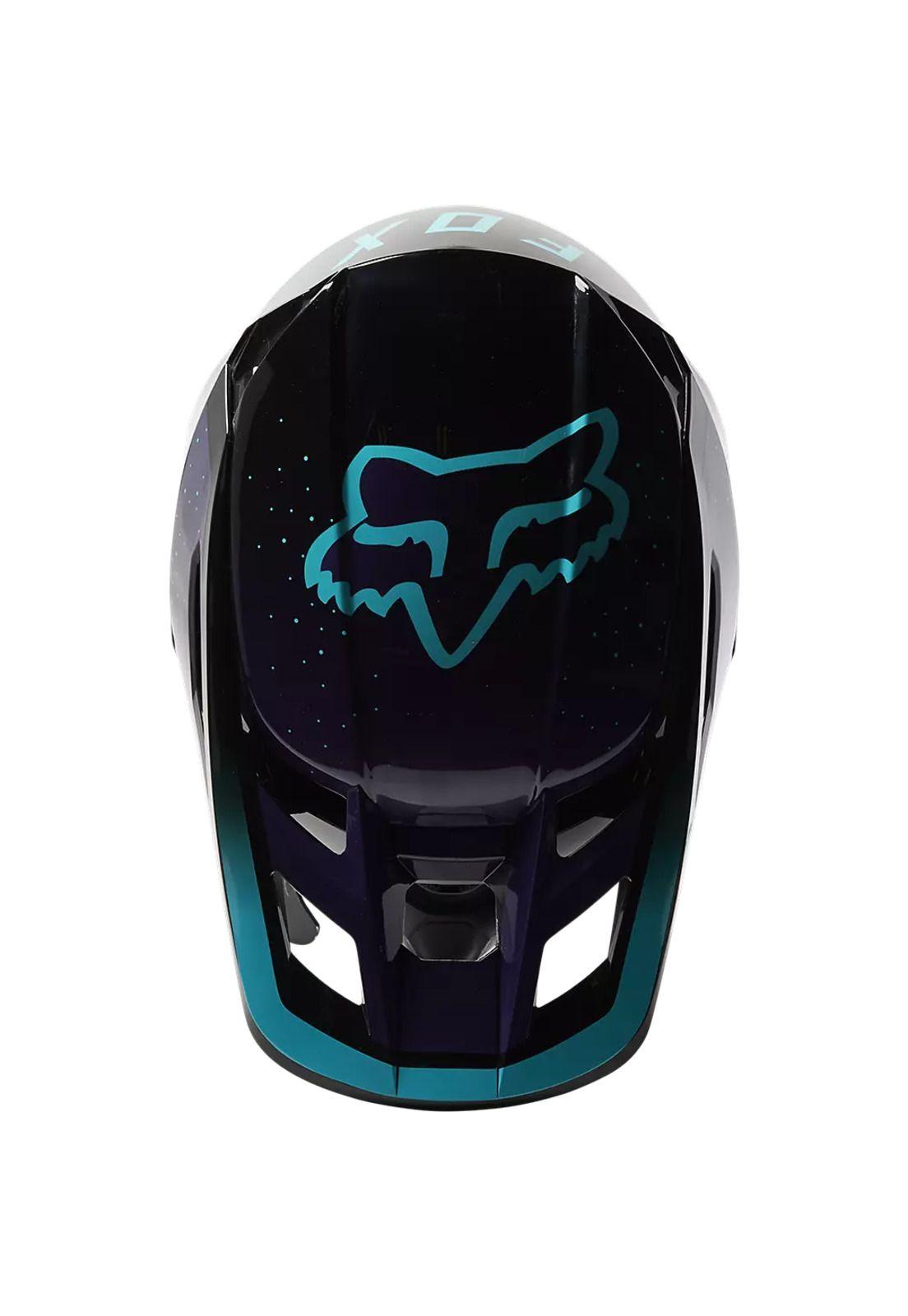 Casco Moto V2 Vizen Celeste Fox-3