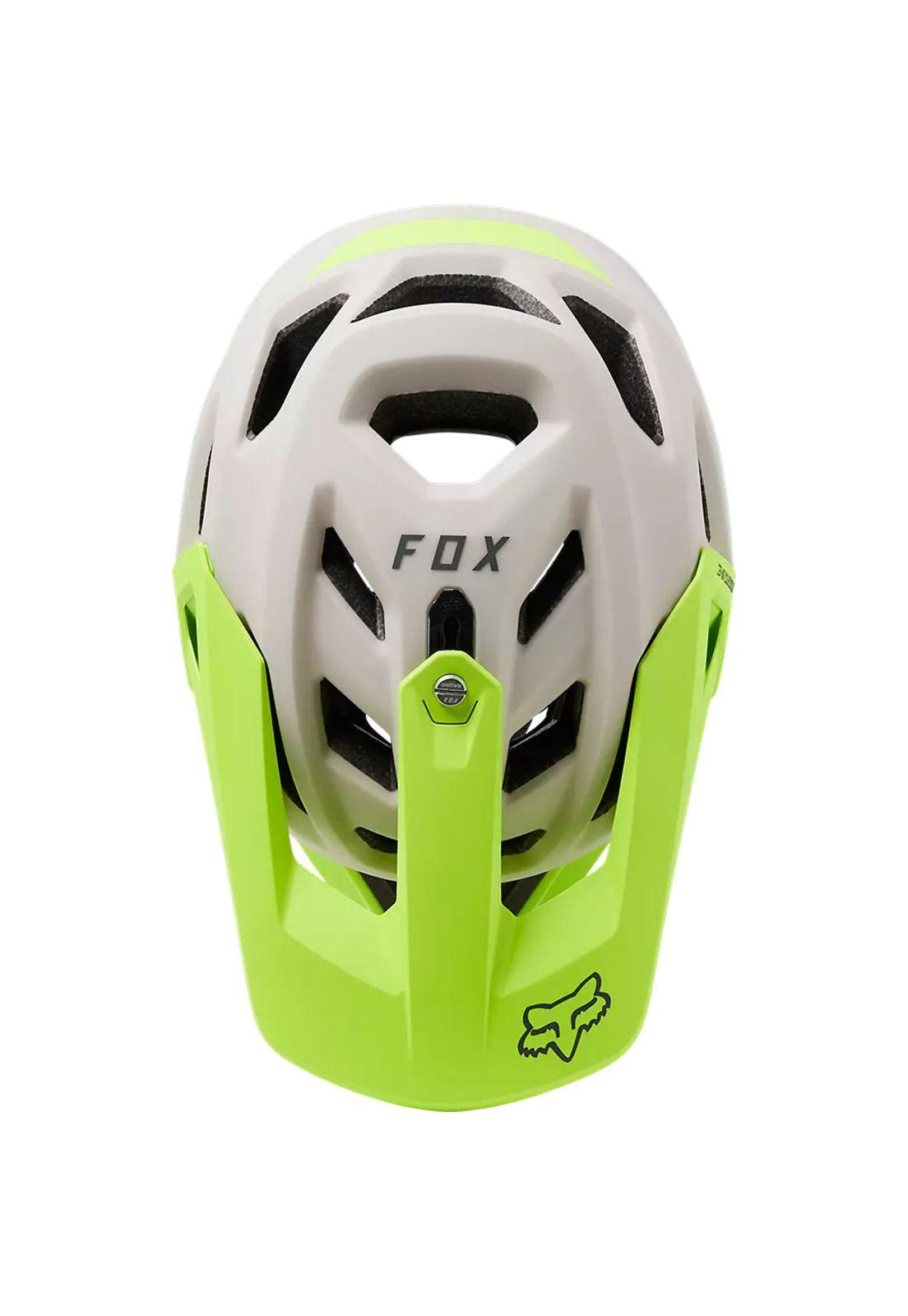 Casco Bicicleta Proframe RS MHDRN Amarillo/Blanco Fox-3