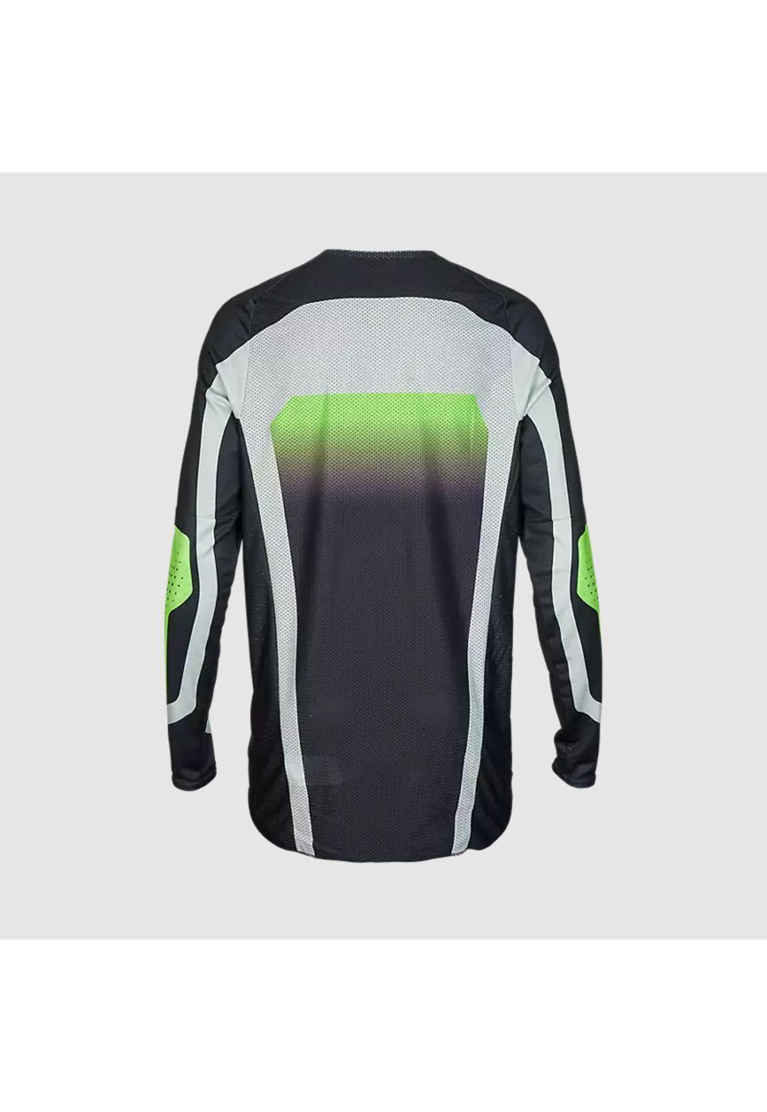 Polera Moto 360 Edición Limitada 50 Años Negro/Verde Fox-1