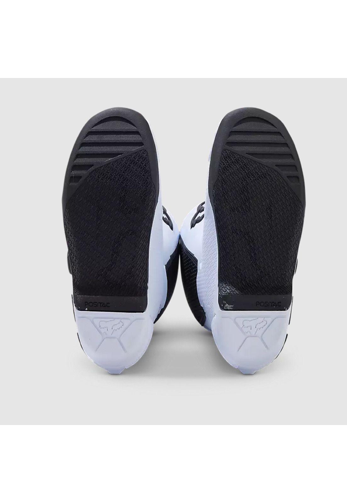 Botas Moto Niño Comp Blanco Fox-4