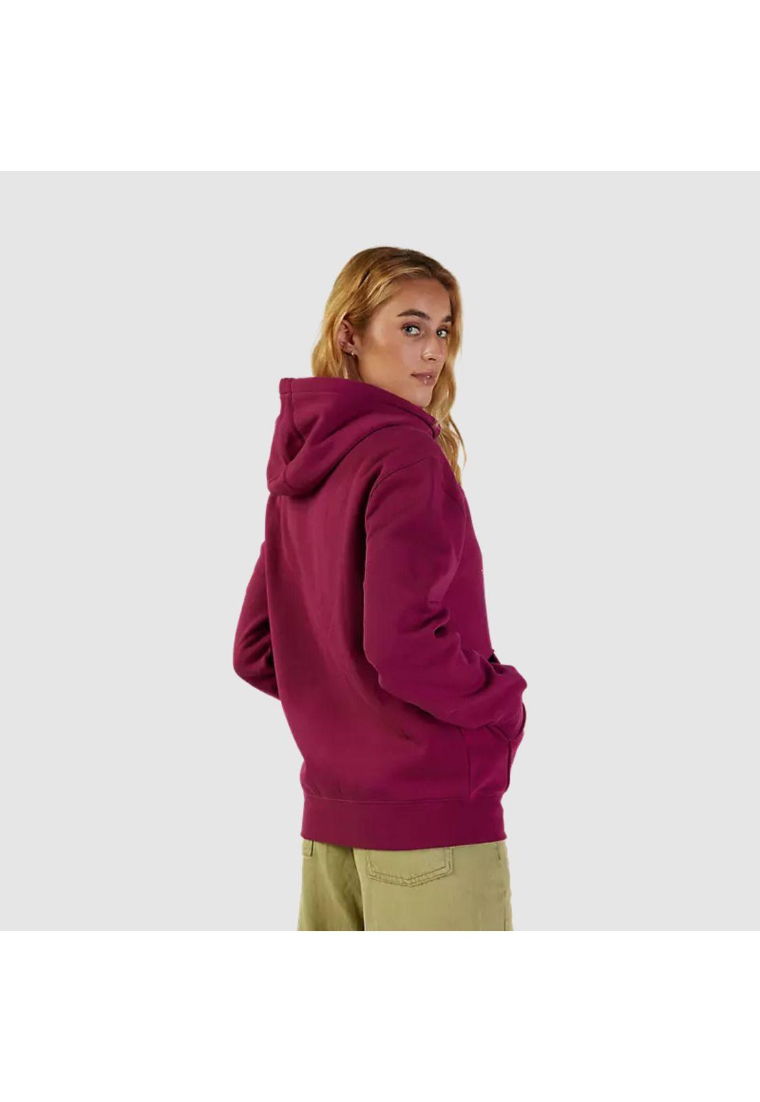 Poleron Lifestyle Mujer Withered Burdeo Fox-6
