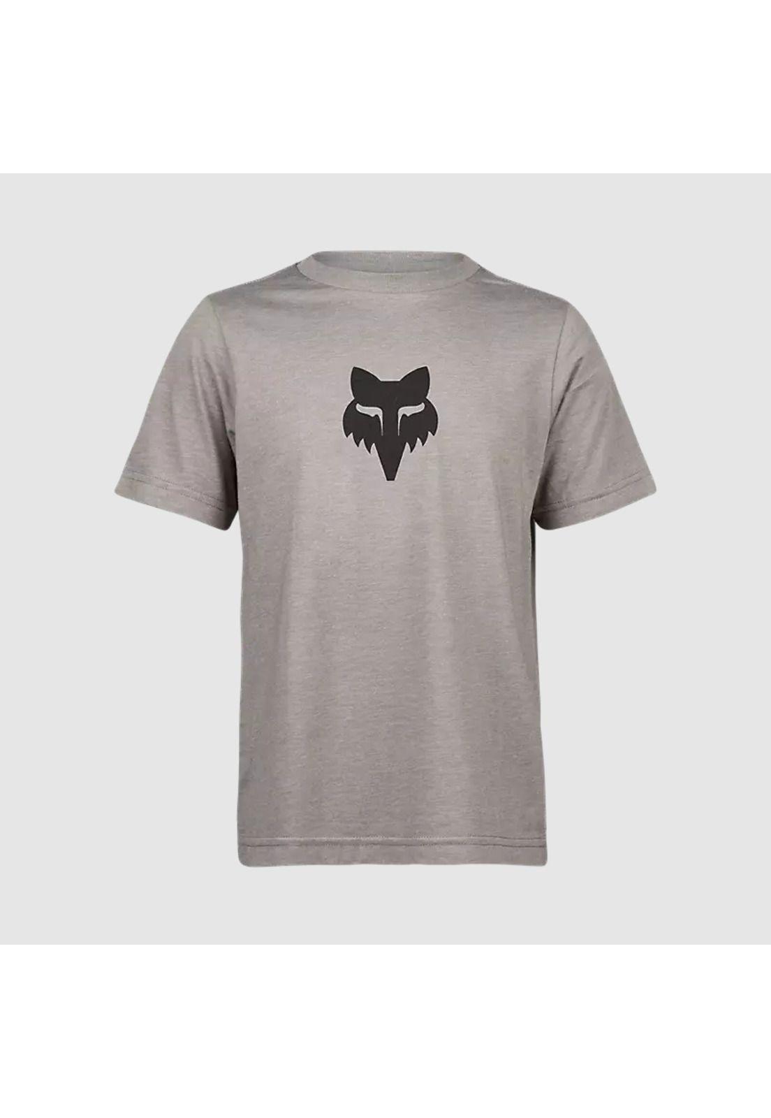 Polera Lifestyle Niño Legacy Gris/Negro Fox-0