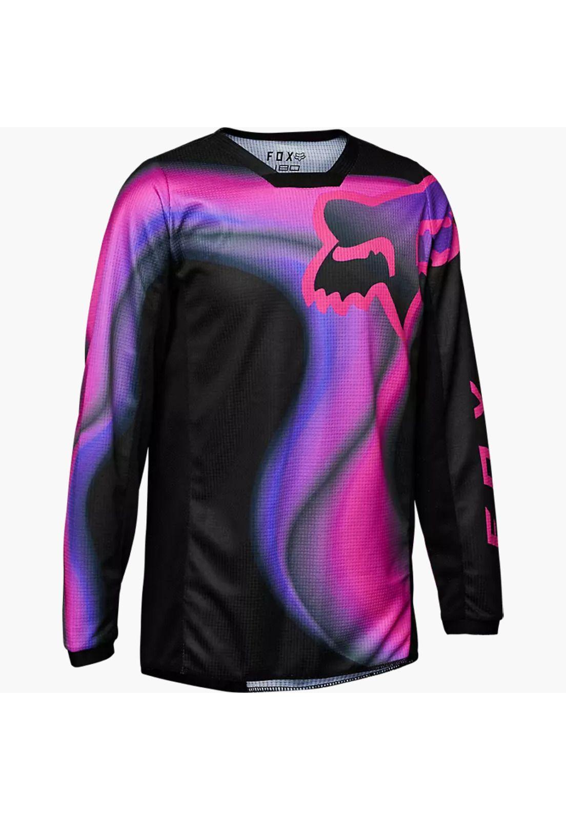 Polera Moto Infantil 180 Toxsyk Negro Fox-0