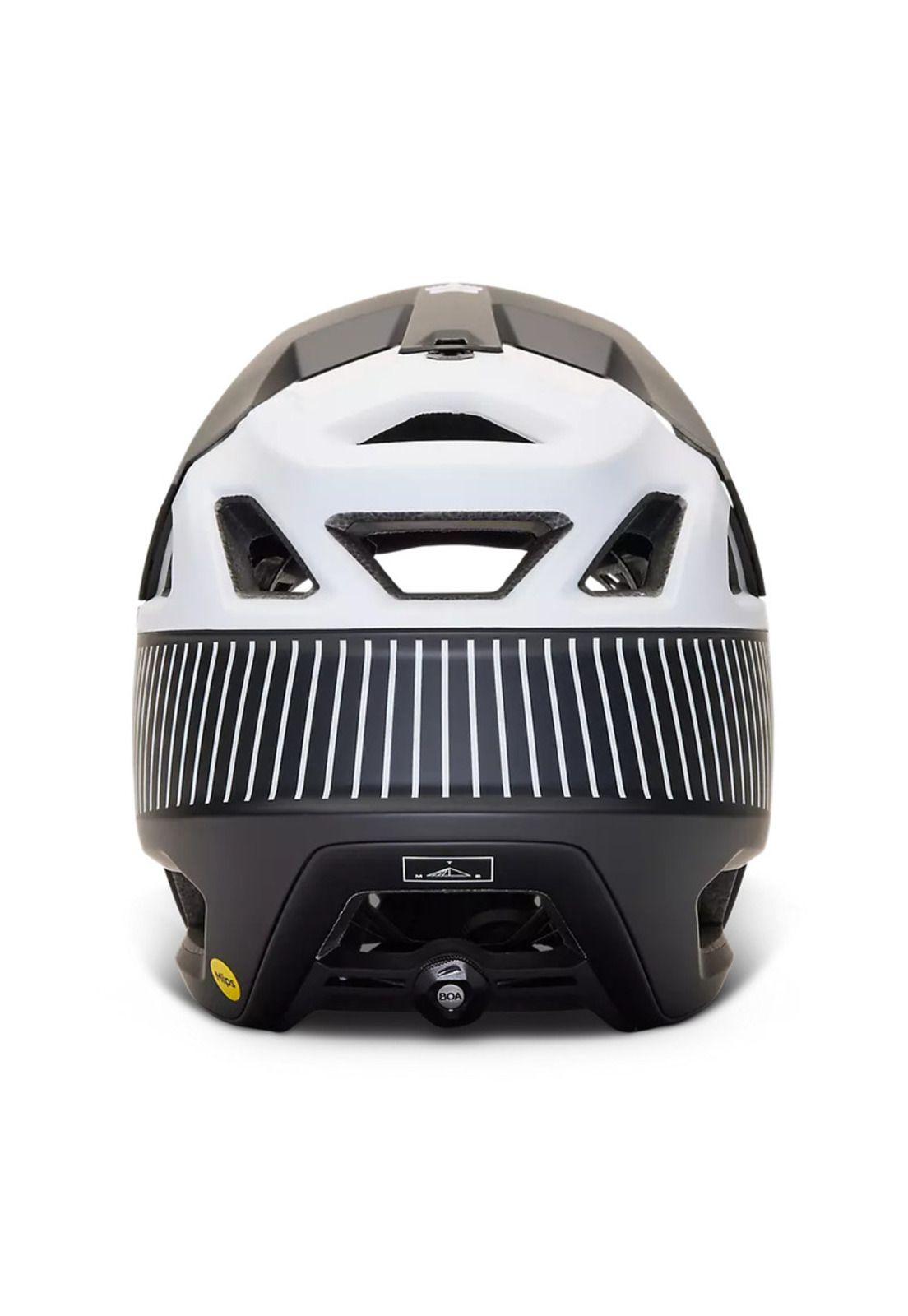 Casco Bicicleta Proframe RS Mash Negro/Blanco Fox-4