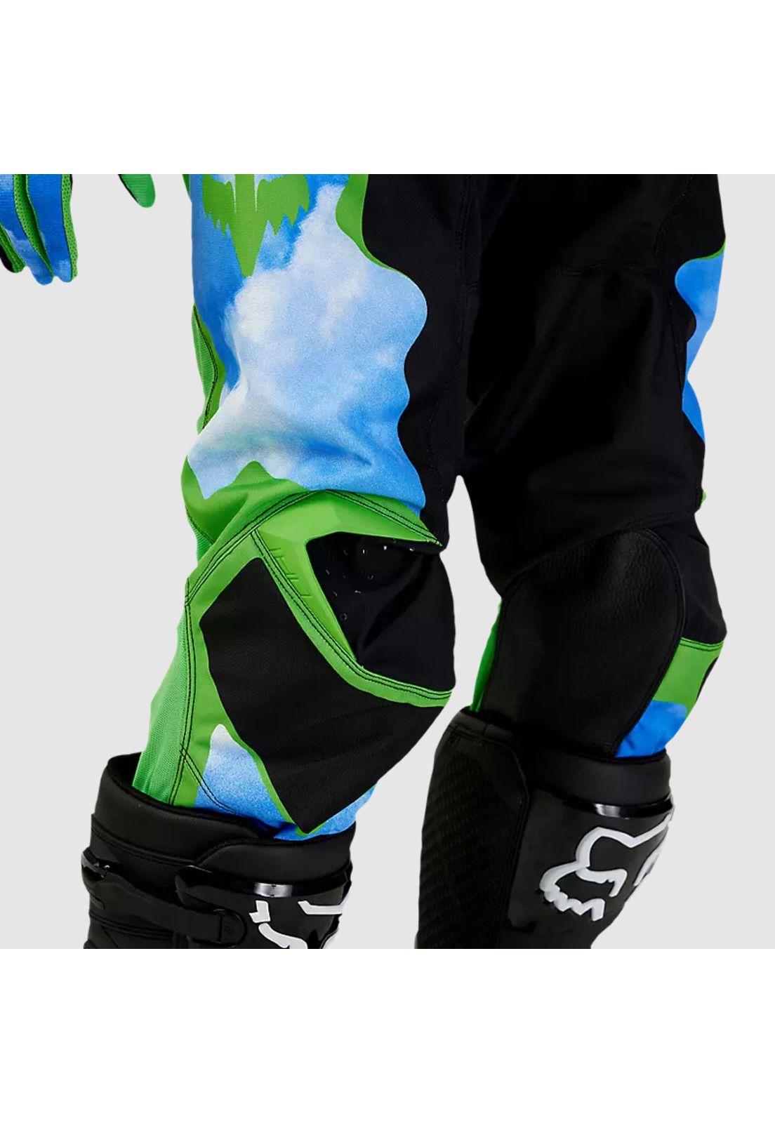 Pantalon Moto 180 Atlas Celeste/Verde Fox-4