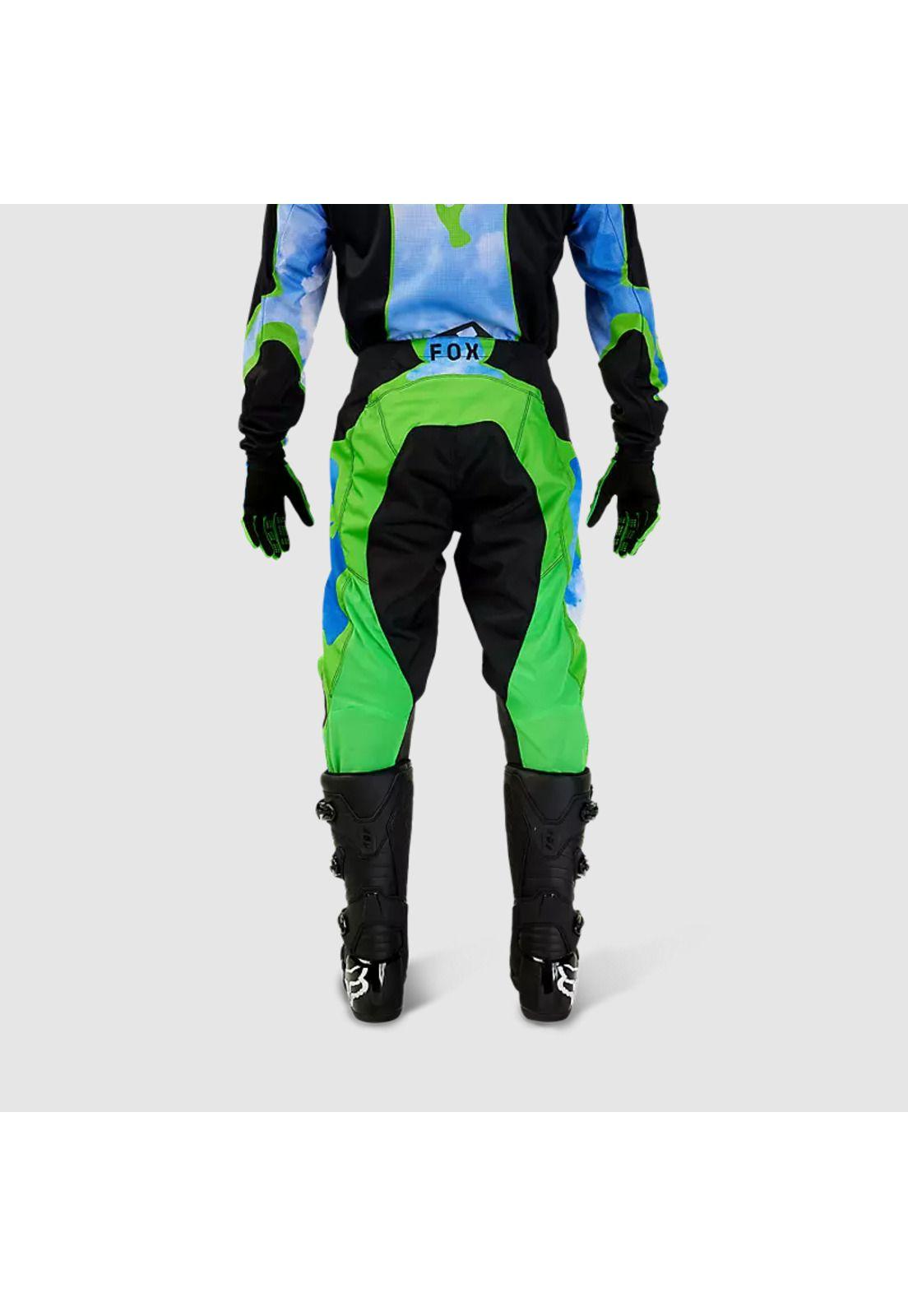 Pantalon Moto 180 Atlas Celeste/Verde Fox-6