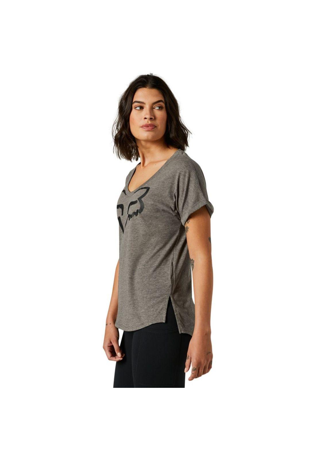 Polera Lifestyle Mujer Boundary Gris Fox-3