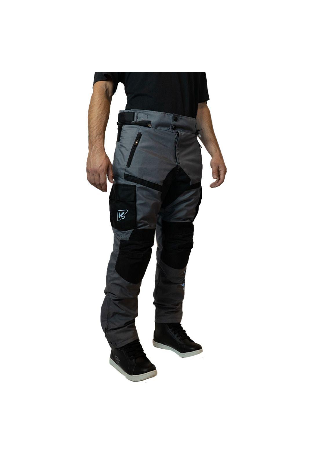 Pantalon Moto Calle Prime Nomad Gris Kmz-0