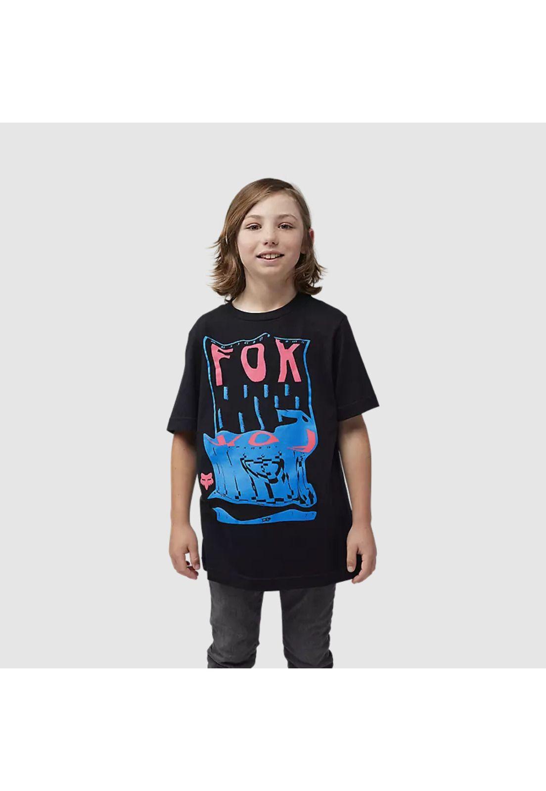 Polera Lifestyle Niño Energy Blast Premium Negro Fox-2