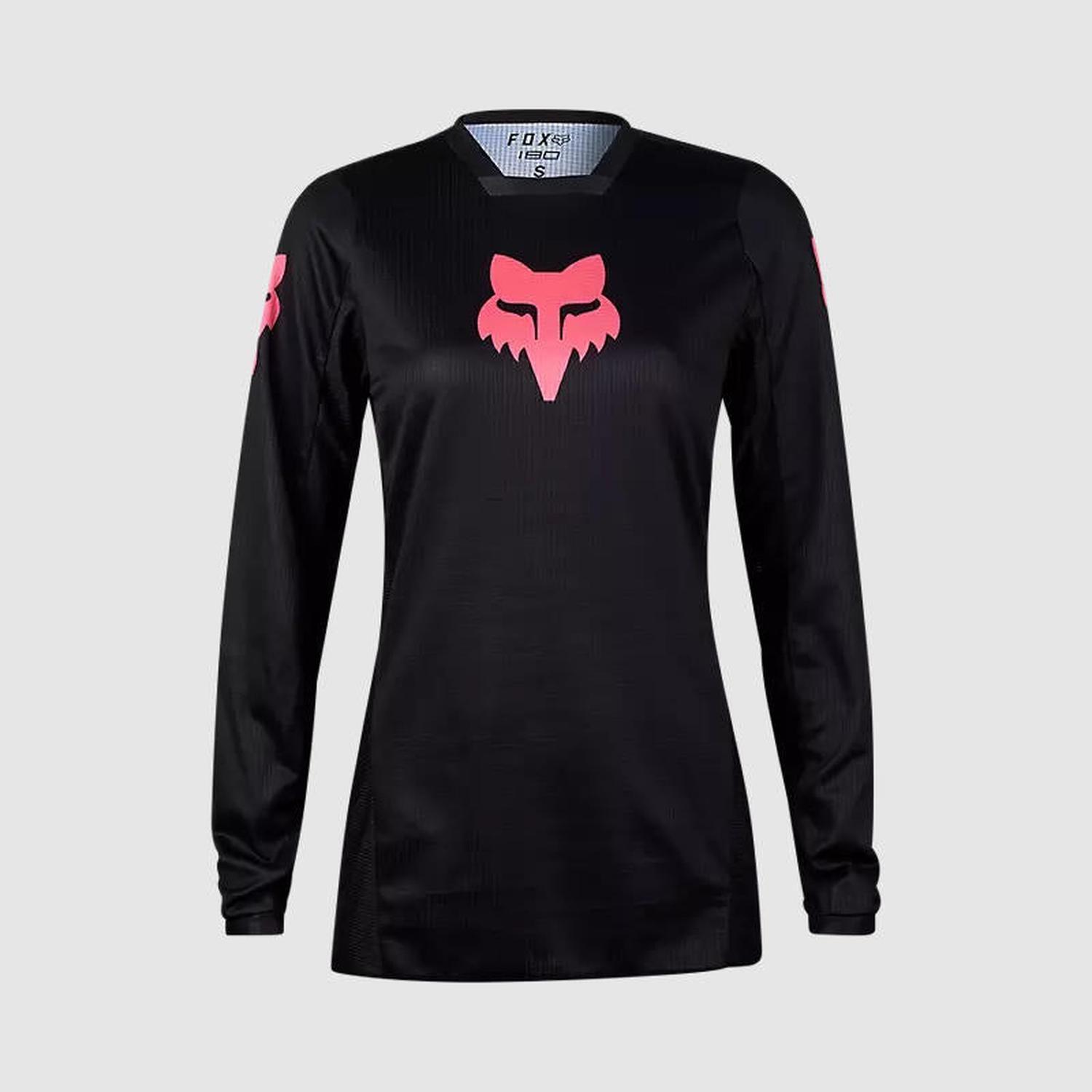 Polera Moto Mujer 180 Blackout Negro Fox-0