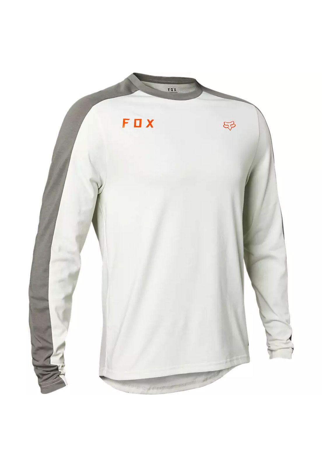 Polera Bicicleta Ranger Drirelease® Slide Mid Blanco Fox-0