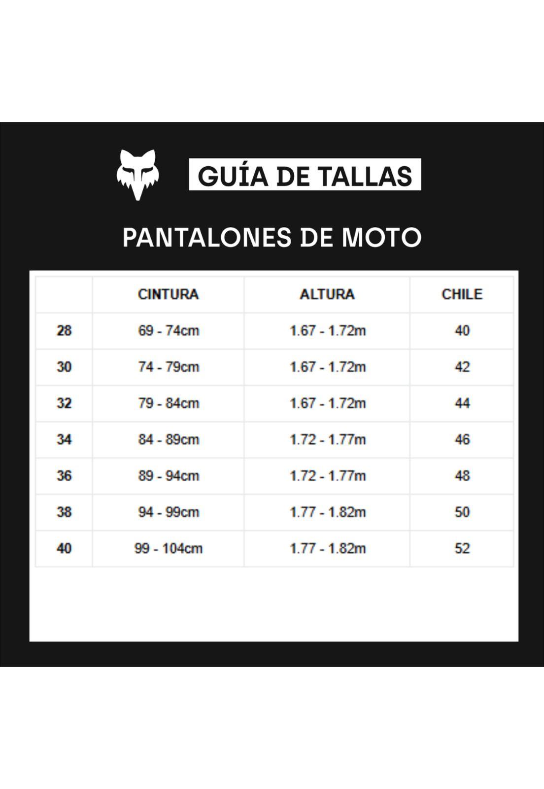 Pantalon Moto 180 Blackout Negro Fox-4