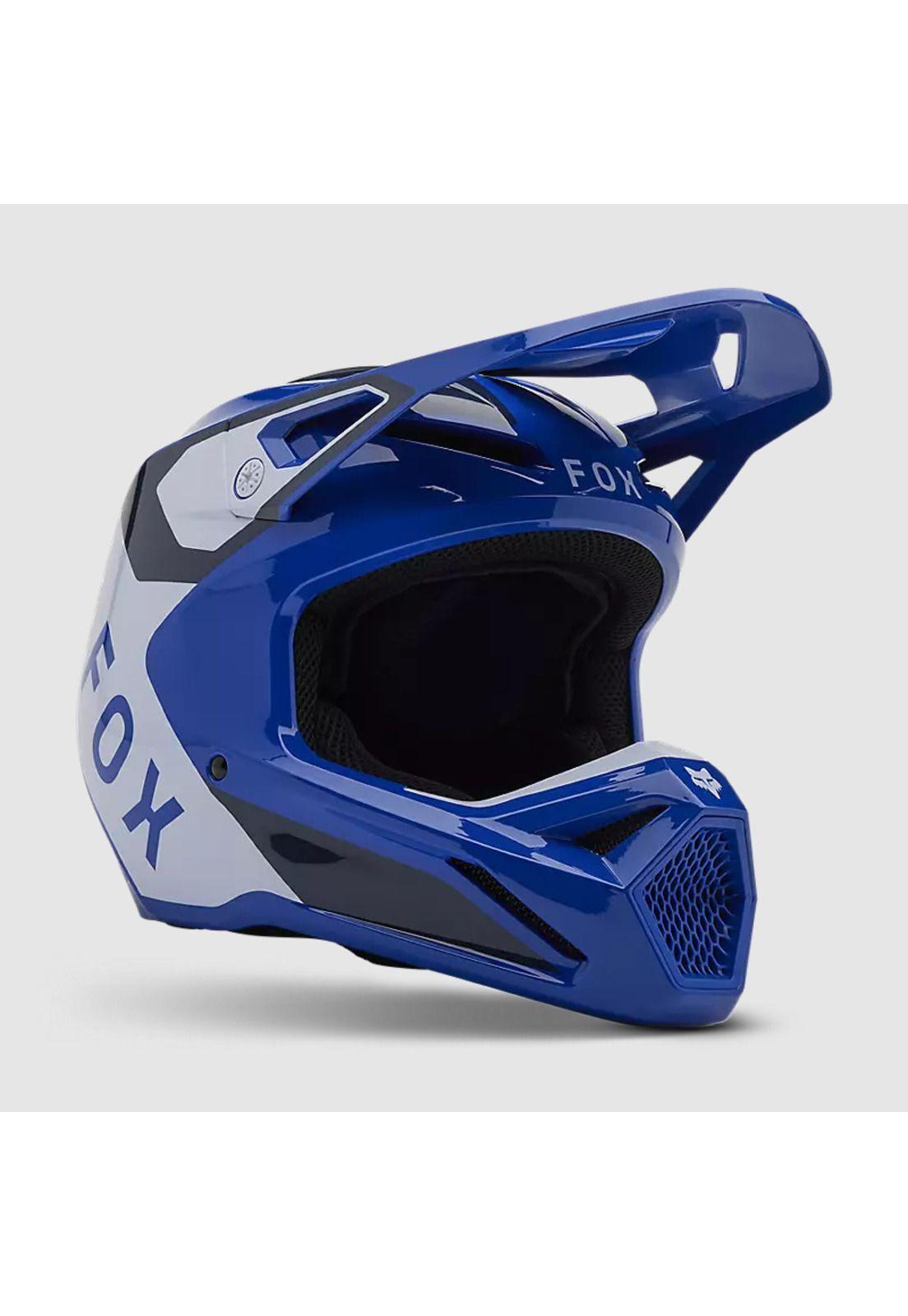 Casco Moto V1 Lean Azul Fox-1