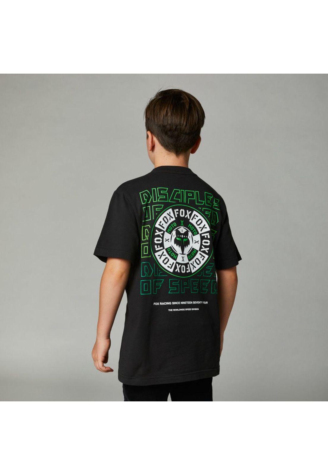 Polera Lifestyle Niño Nobyl Negro Fox-1