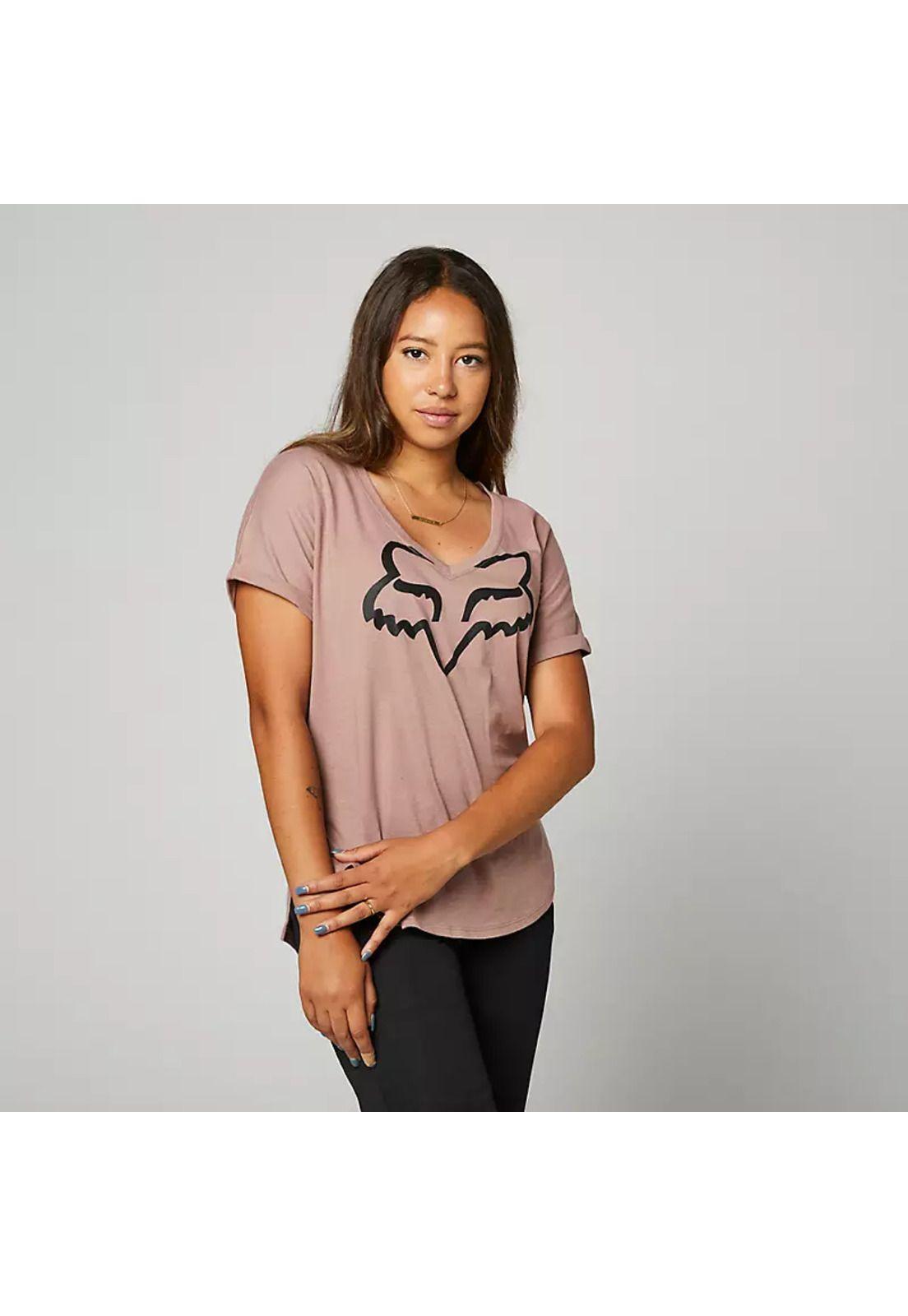 Polera Lifestyle Mujer Boundary Rosado Fox-0