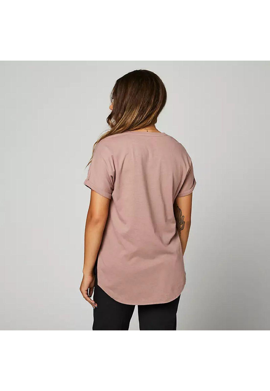 Polera Lifestyle Mujer Boundary Rosado Fox-1