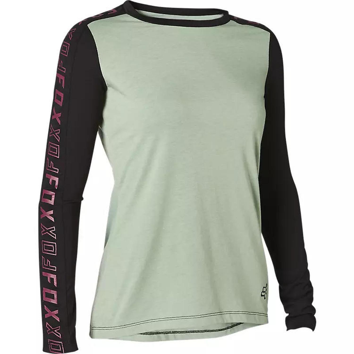 Polera Bicicleta Mujer Ranger Drirelease Manga Larga Gris Fox-0
