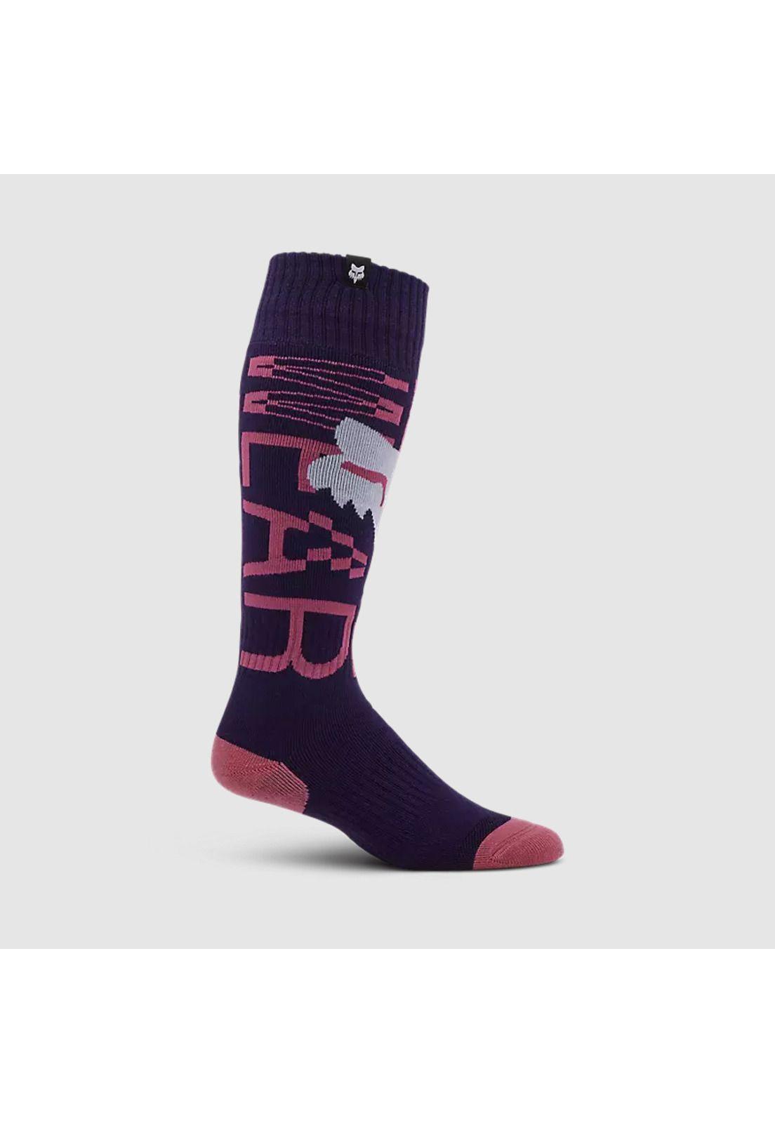 Calcetines Moto Mujer 180 Race Spec Rosado Fox-0