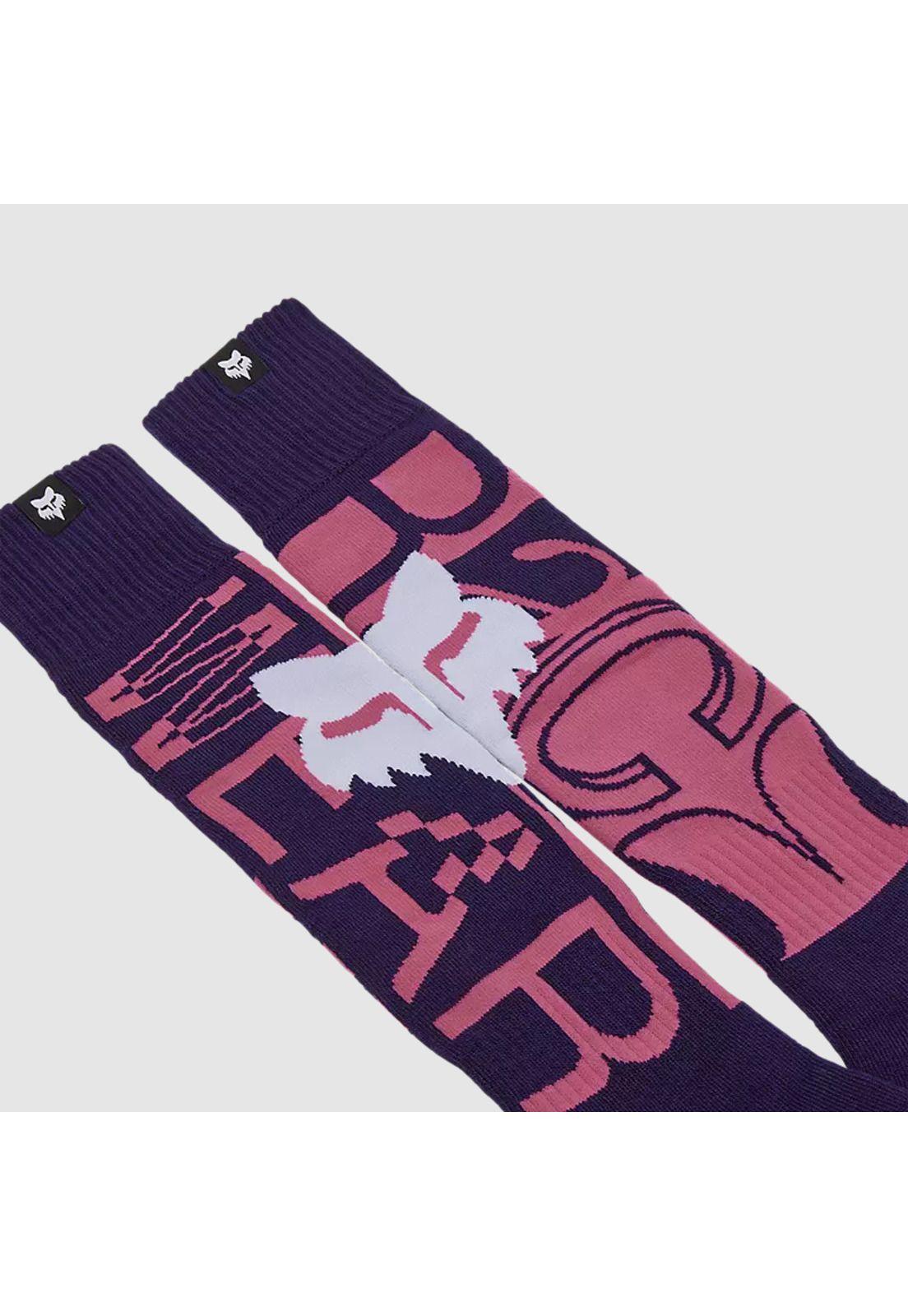 Calcetines Moto Mujer 180 Race Spec Rosado Fox-1