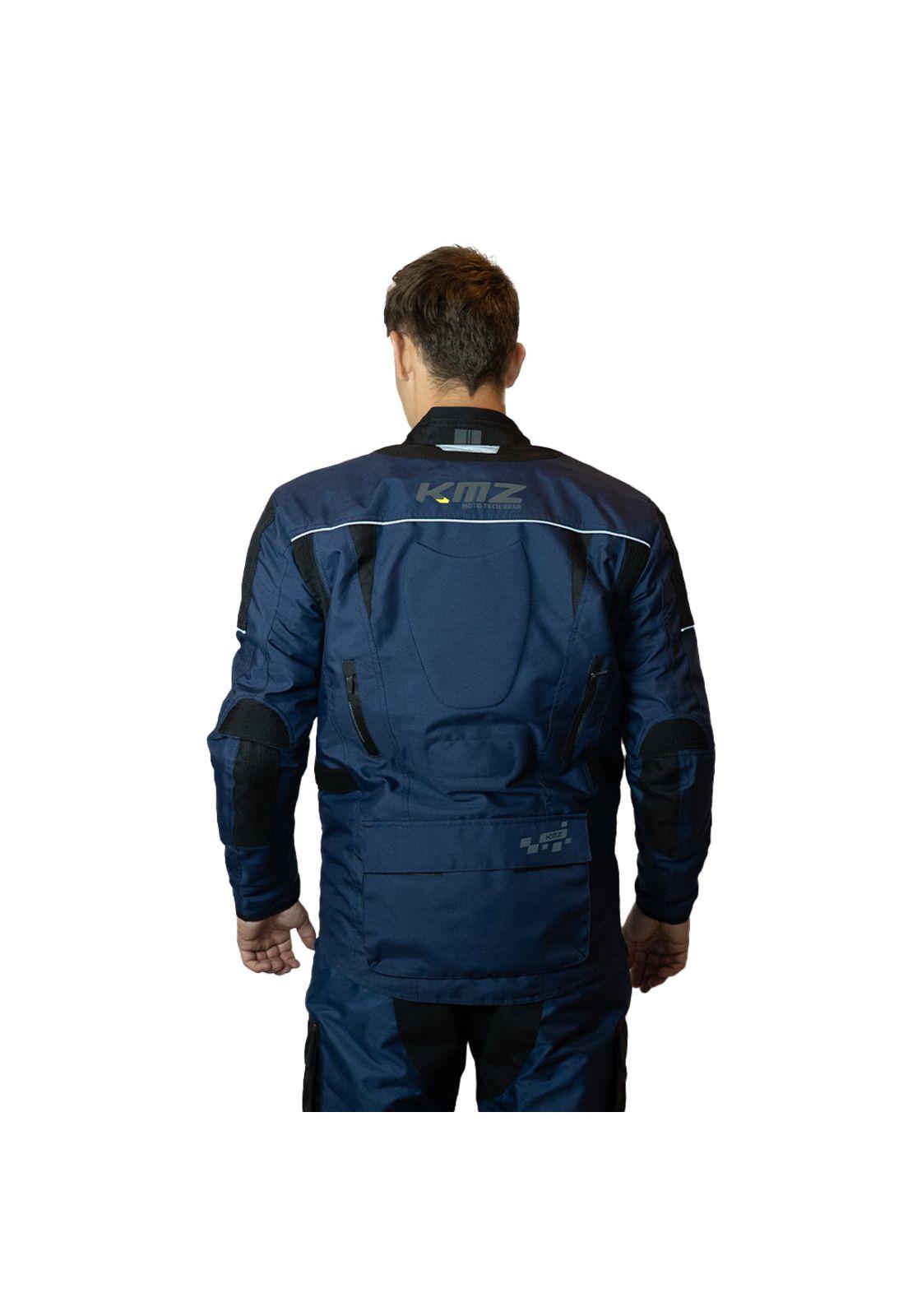 Chaqueta Moto Calle Prime Nomad Azul Kmz-1