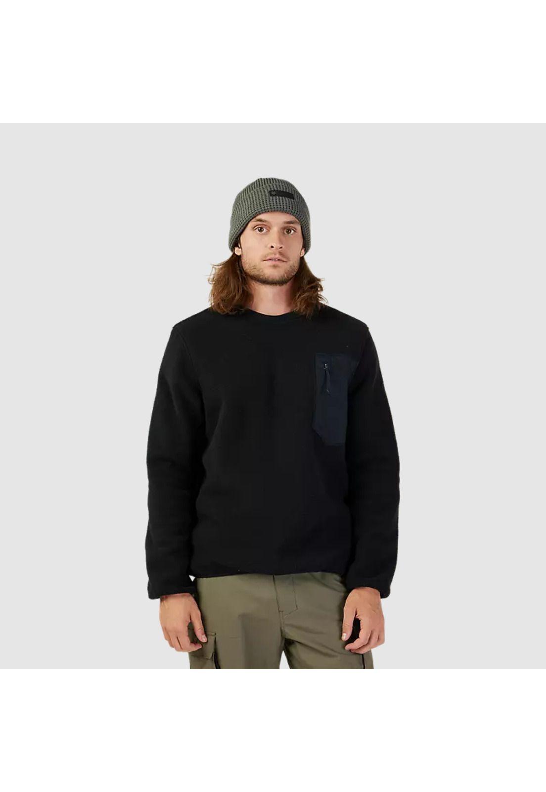 Poleron Lifestyle Survivalist Sherpa Negro Fox-2