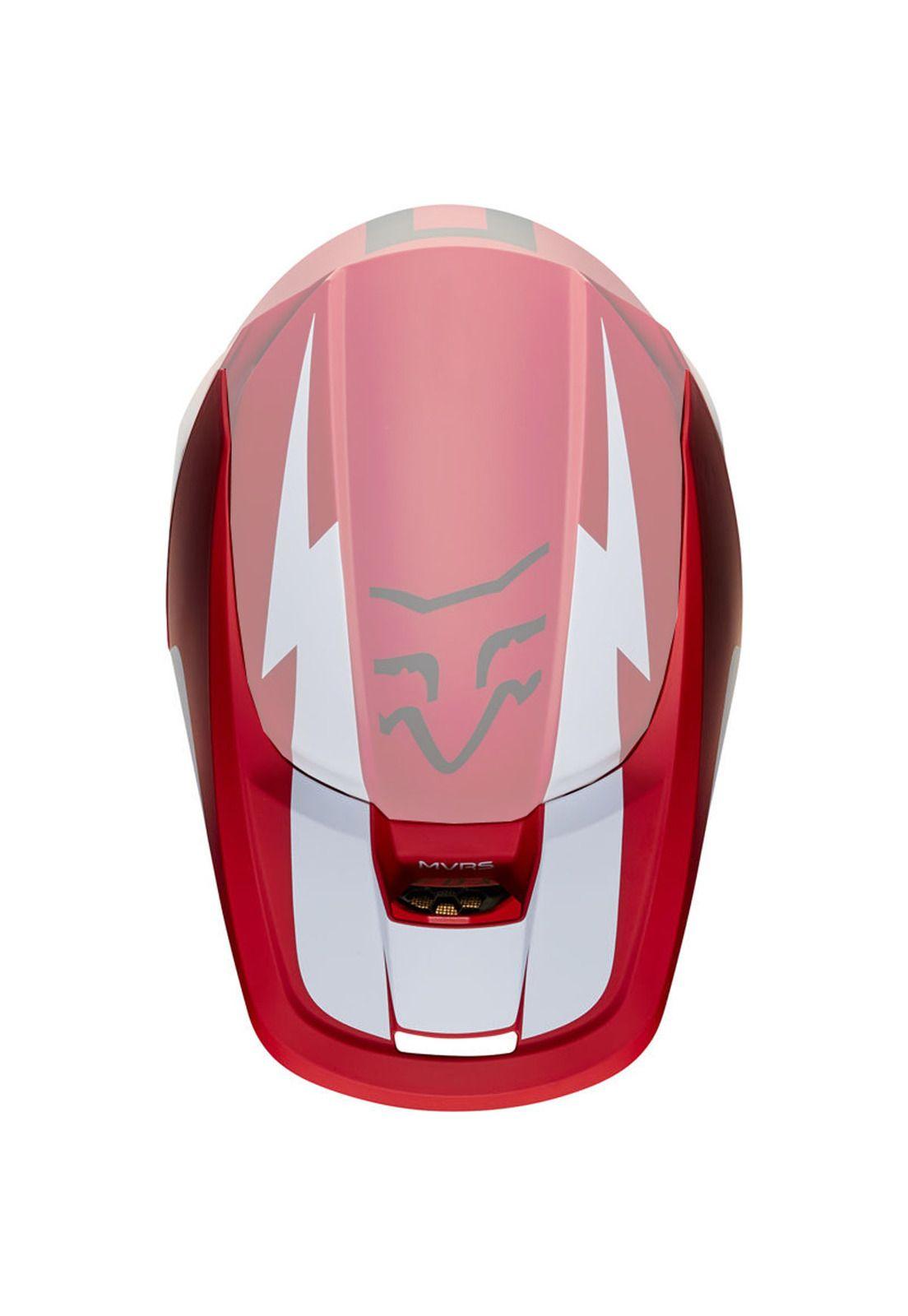 Visera Moto V1 Werd Flm Rojo Fox-1