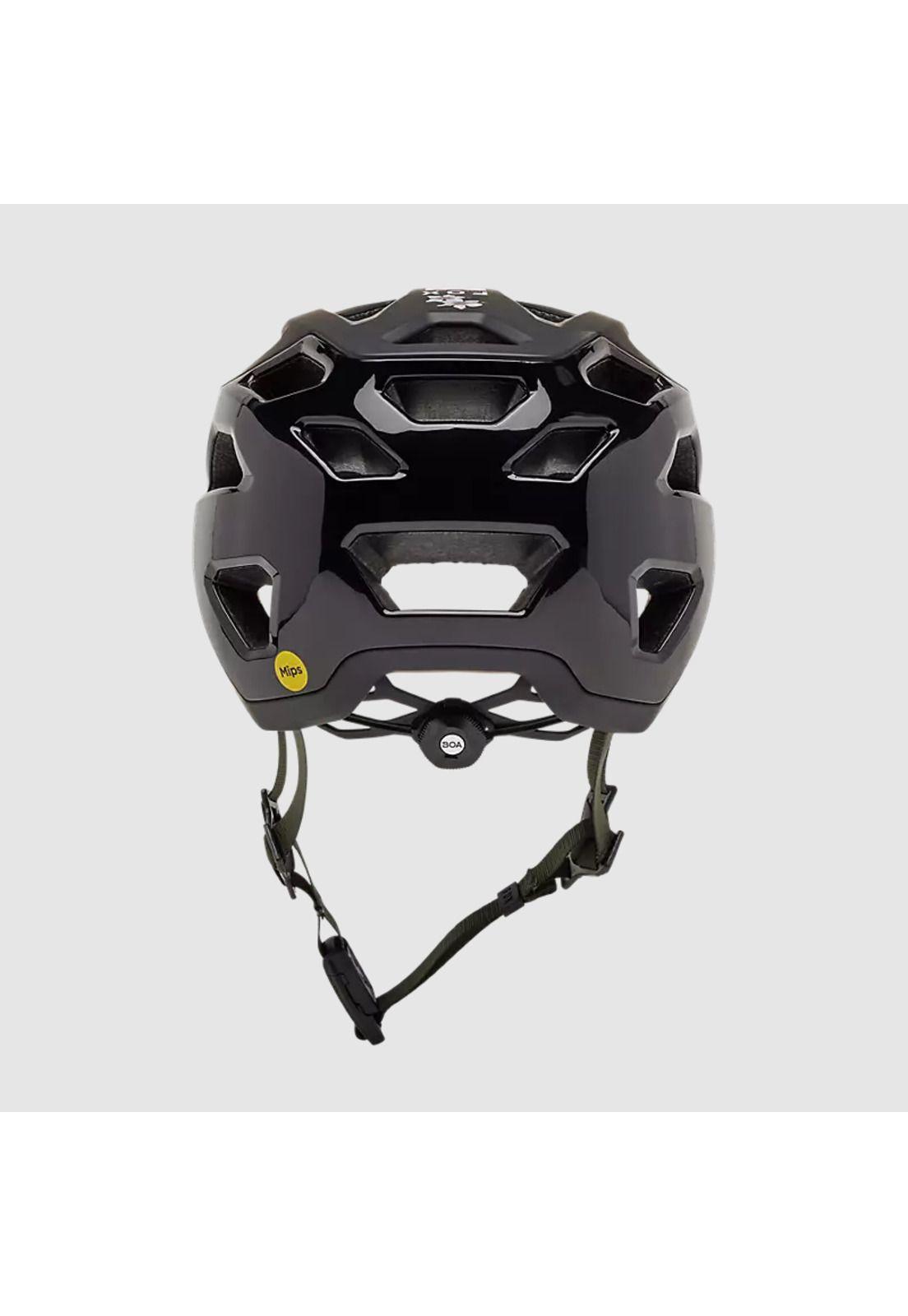 Casco Bicicleta Crossframe Pro Dogwood Negro/Verde Fox -3
