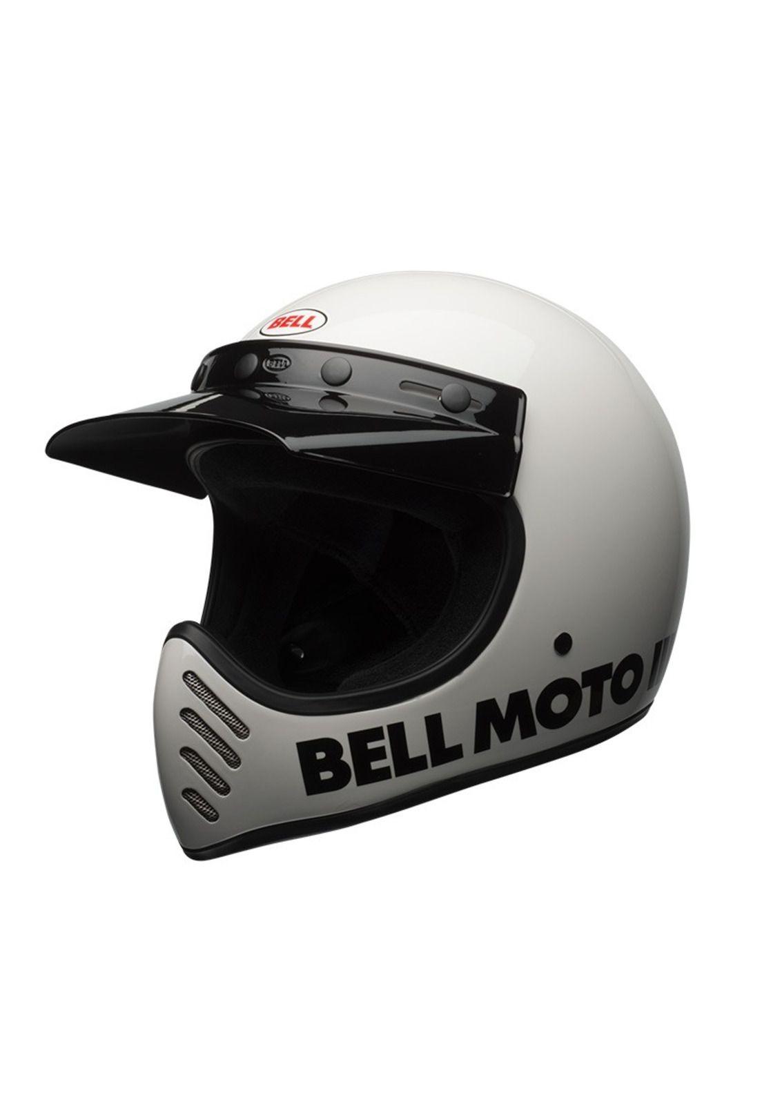 Casco Moto Calle Moto-3 Classic Blanco Bell-0