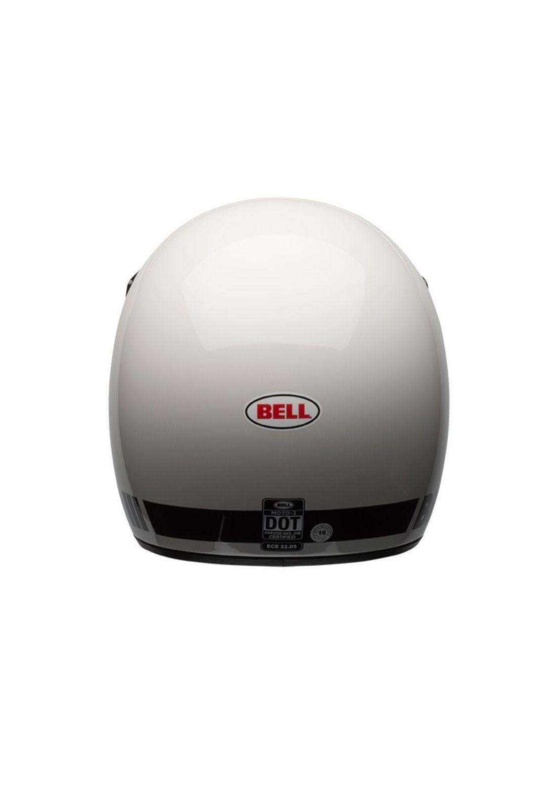 Casco Moto Calle Moto-3 Classic Blanco Bell-3
