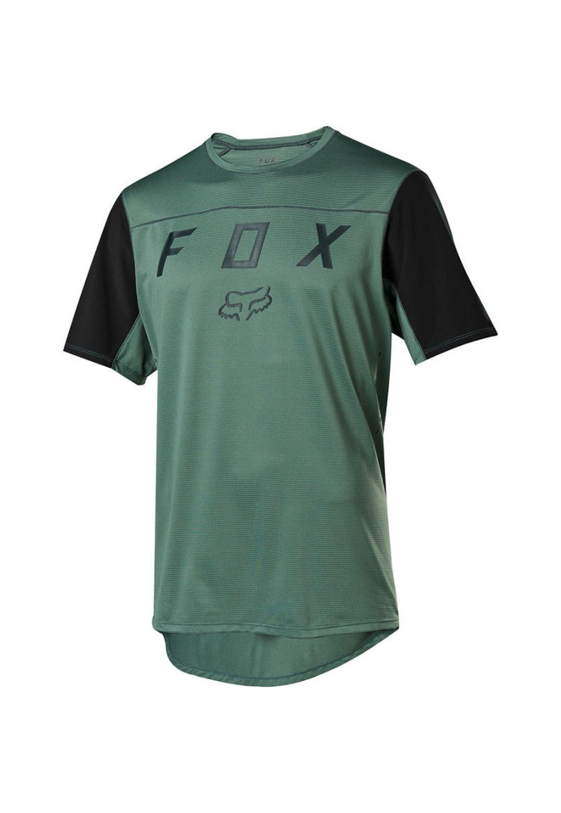 Polera Bicicleta Flexair Ss Moth Verde Fox-0